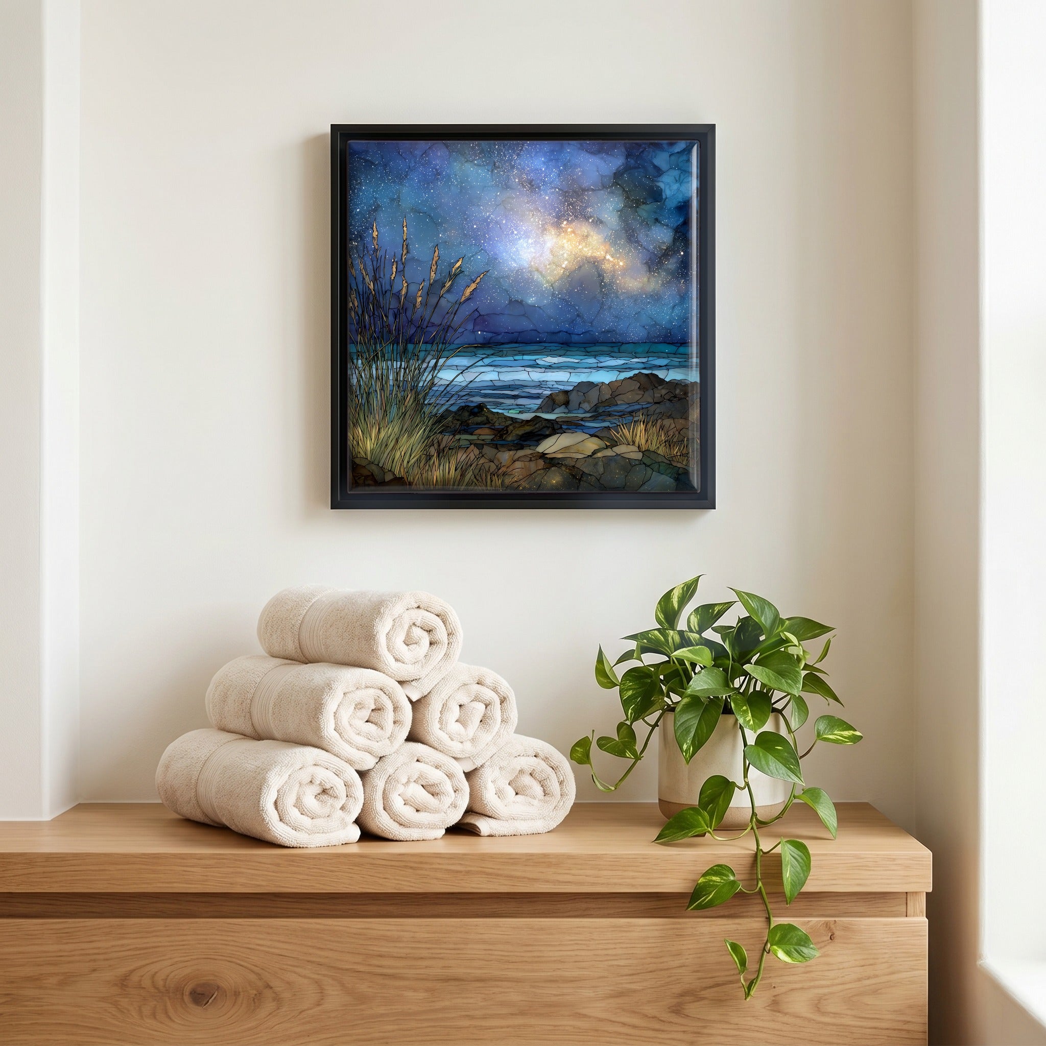 A quiet corner of the bath.