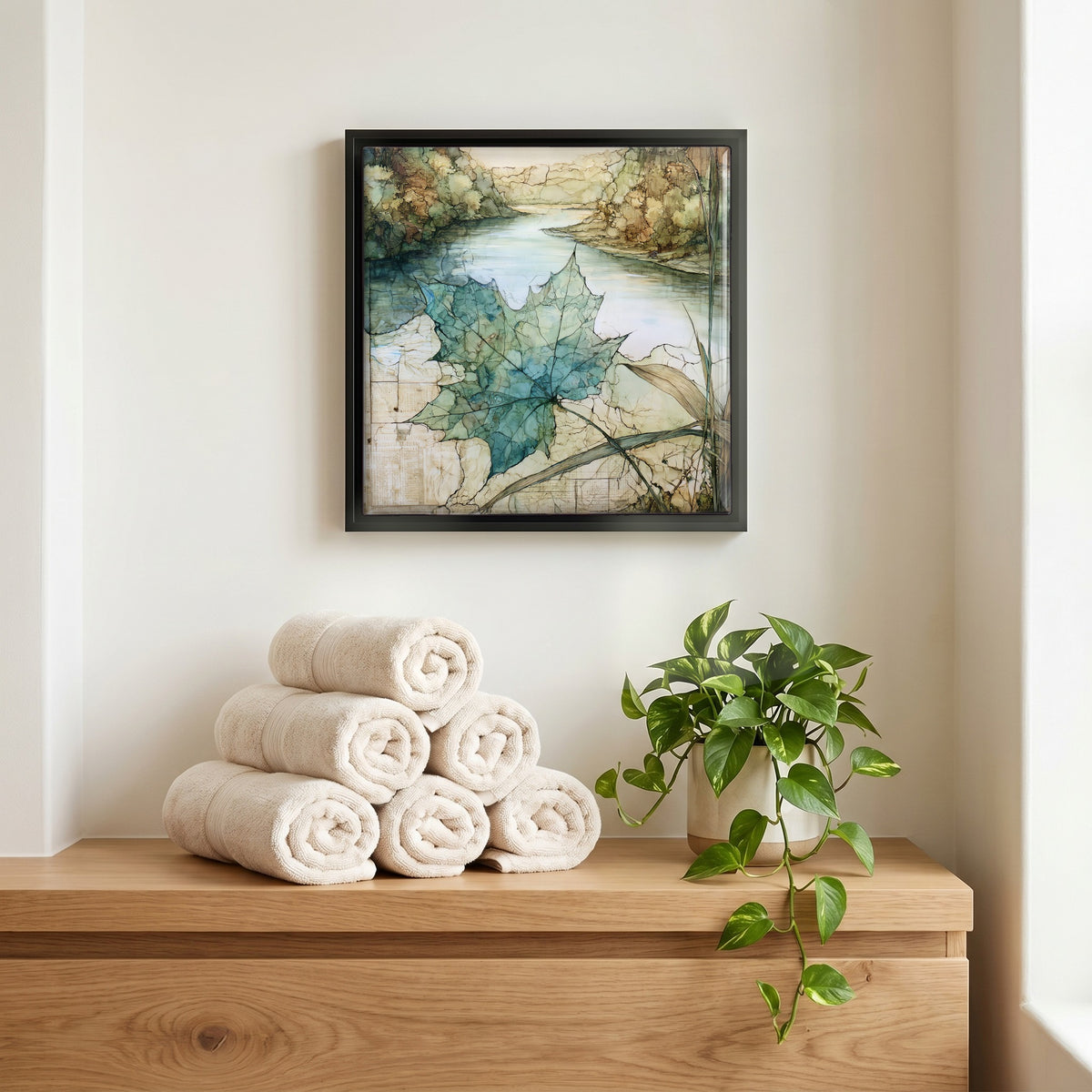 A quiet corner of the bath.
