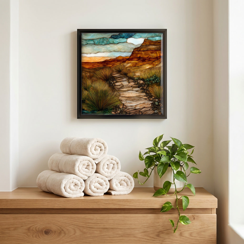 A quiet corner of the bath.