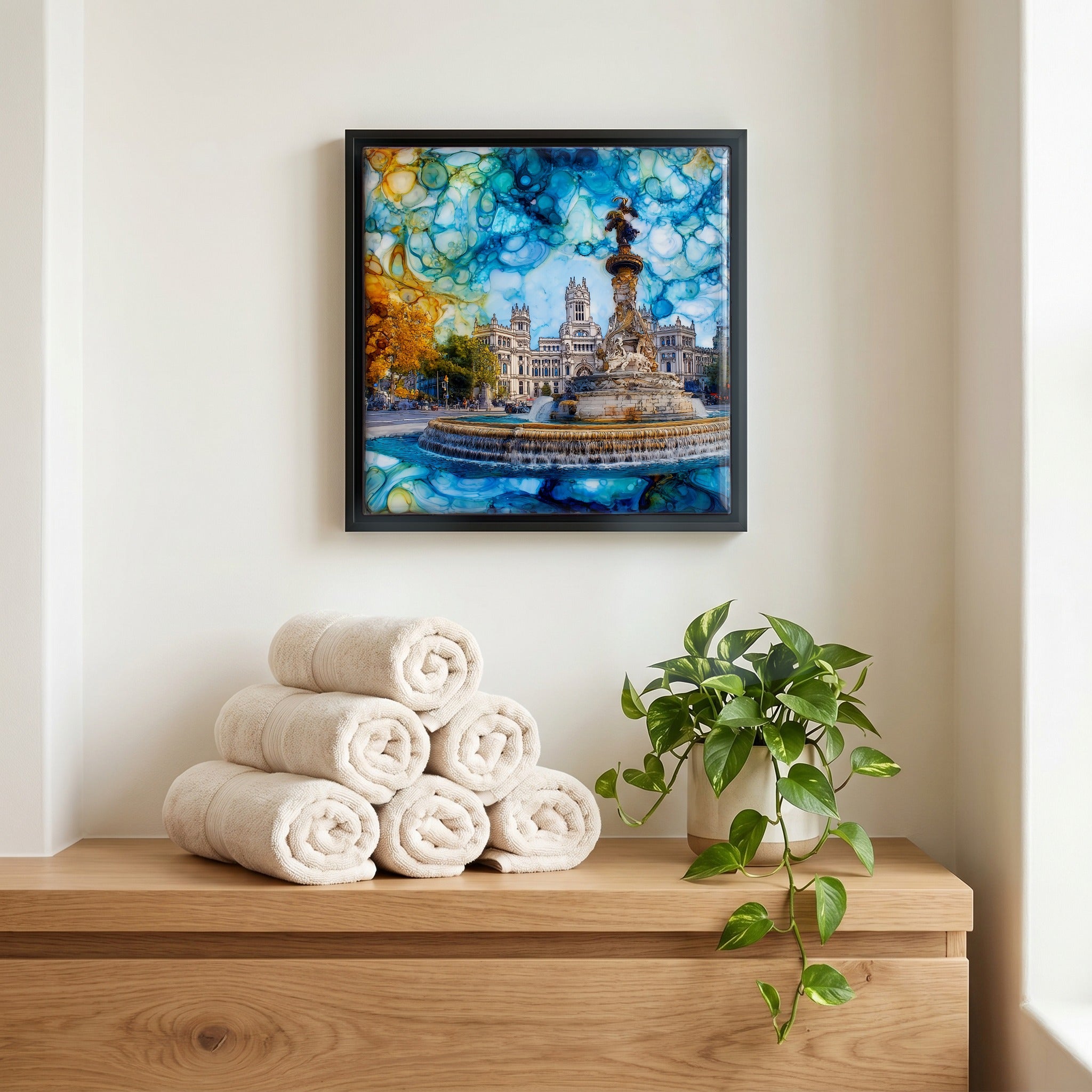 A quiet corner of the bath.