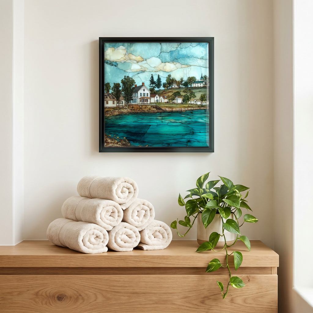 A quiet corner of the bath.