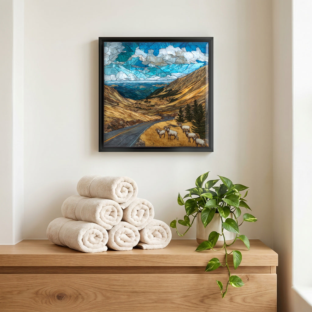 A quiet corner of the bath.