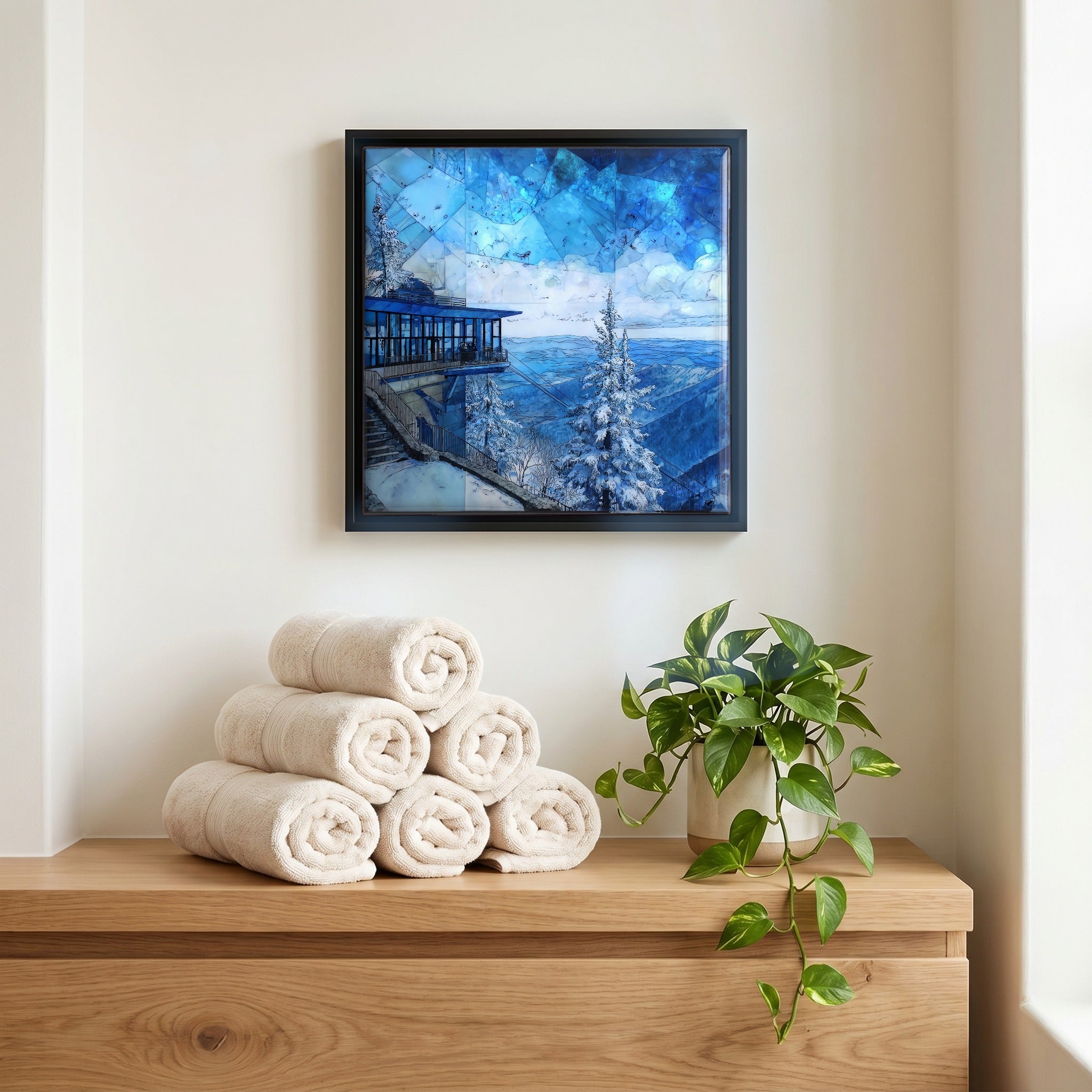 A quiet corner of the bath.