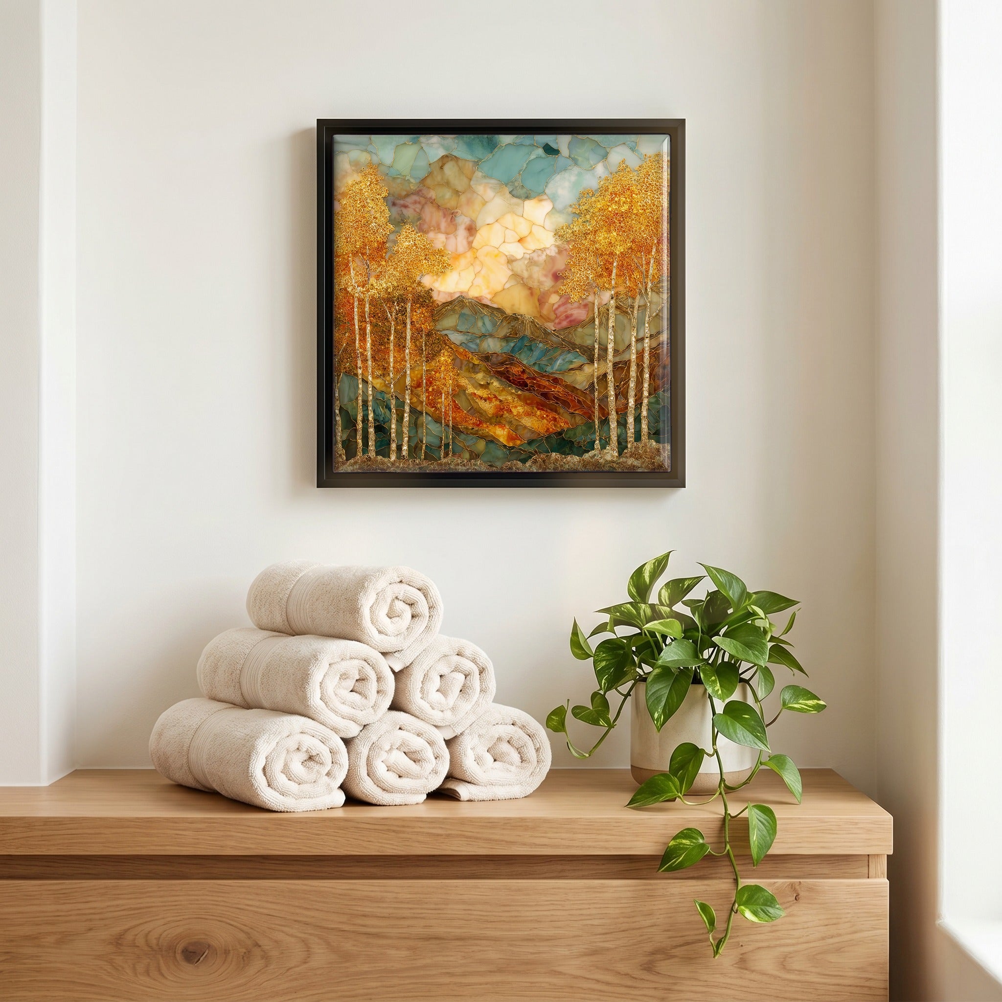 A quiet corner of the bath.