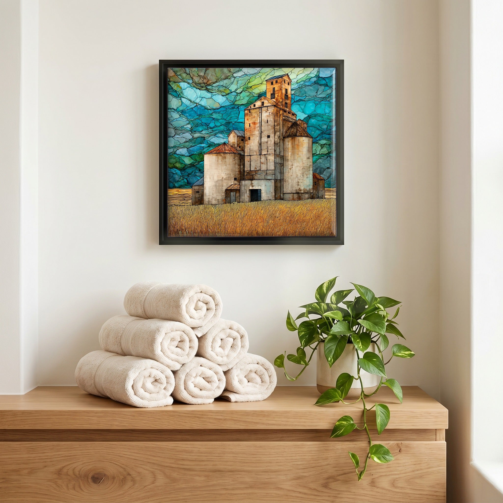 A quiet corner of the bath.