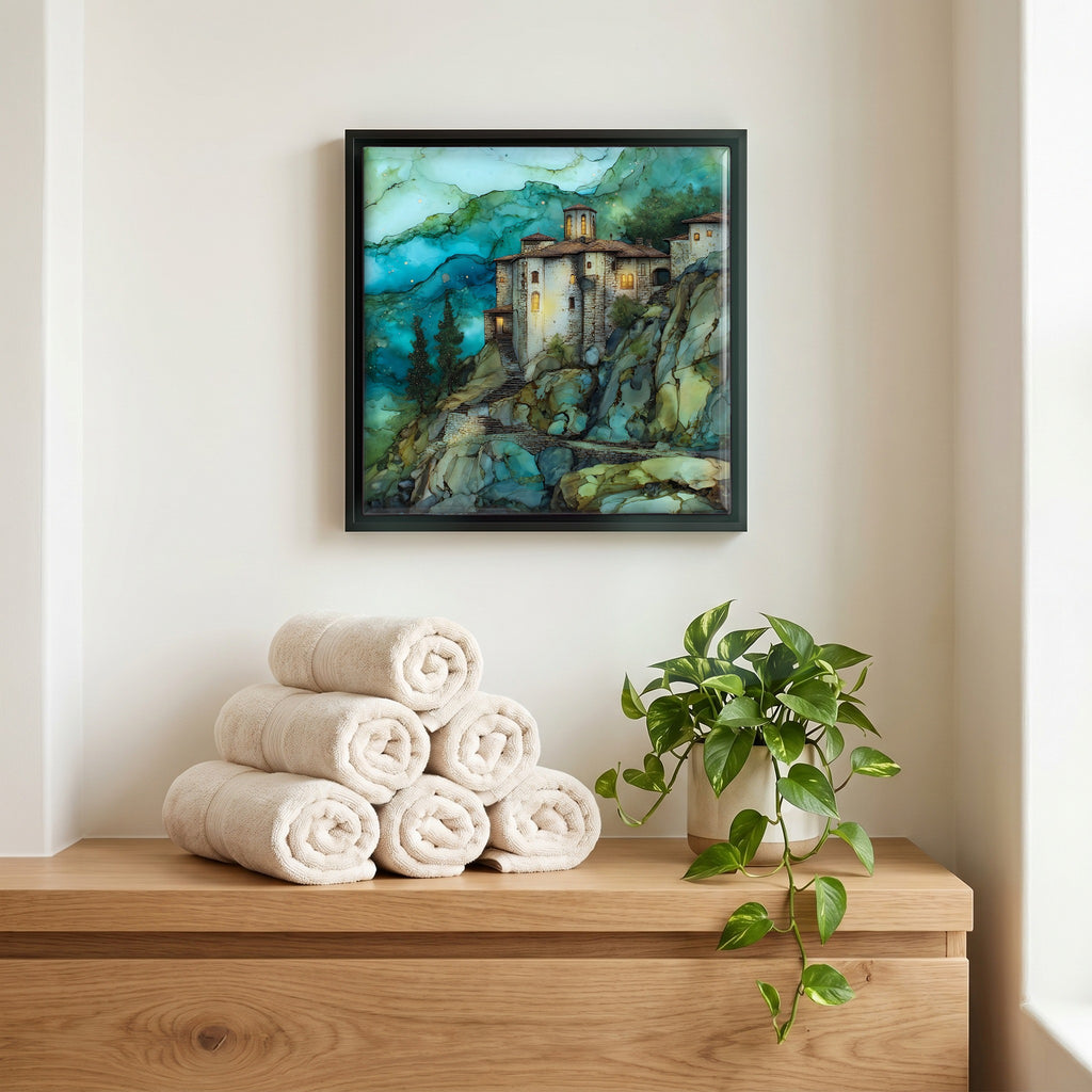 A quiet corner of the bath.