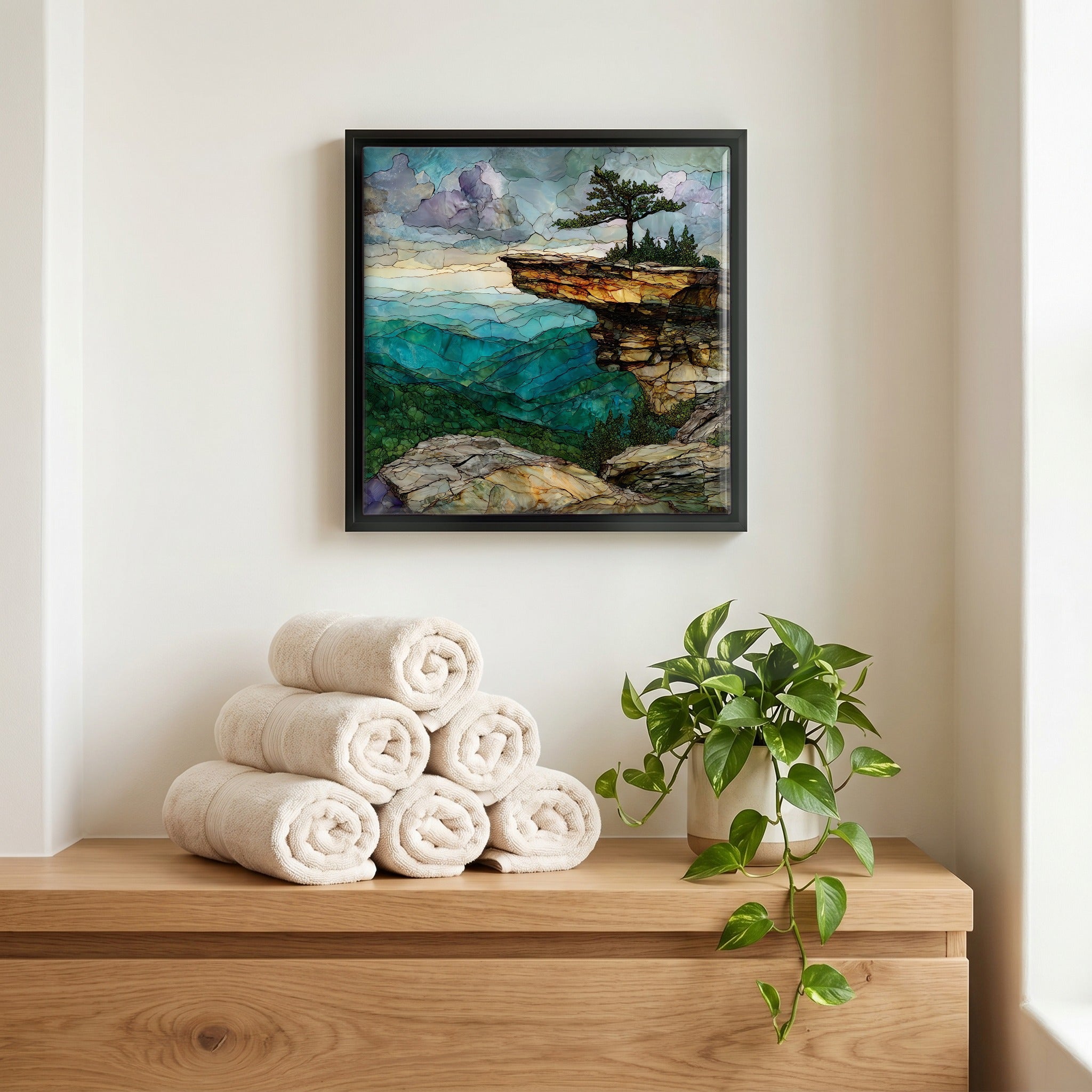 A quiet corner of the bath.