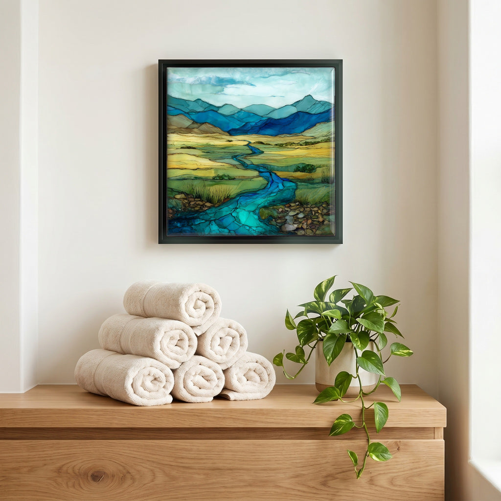 A quiet corner of the bath.