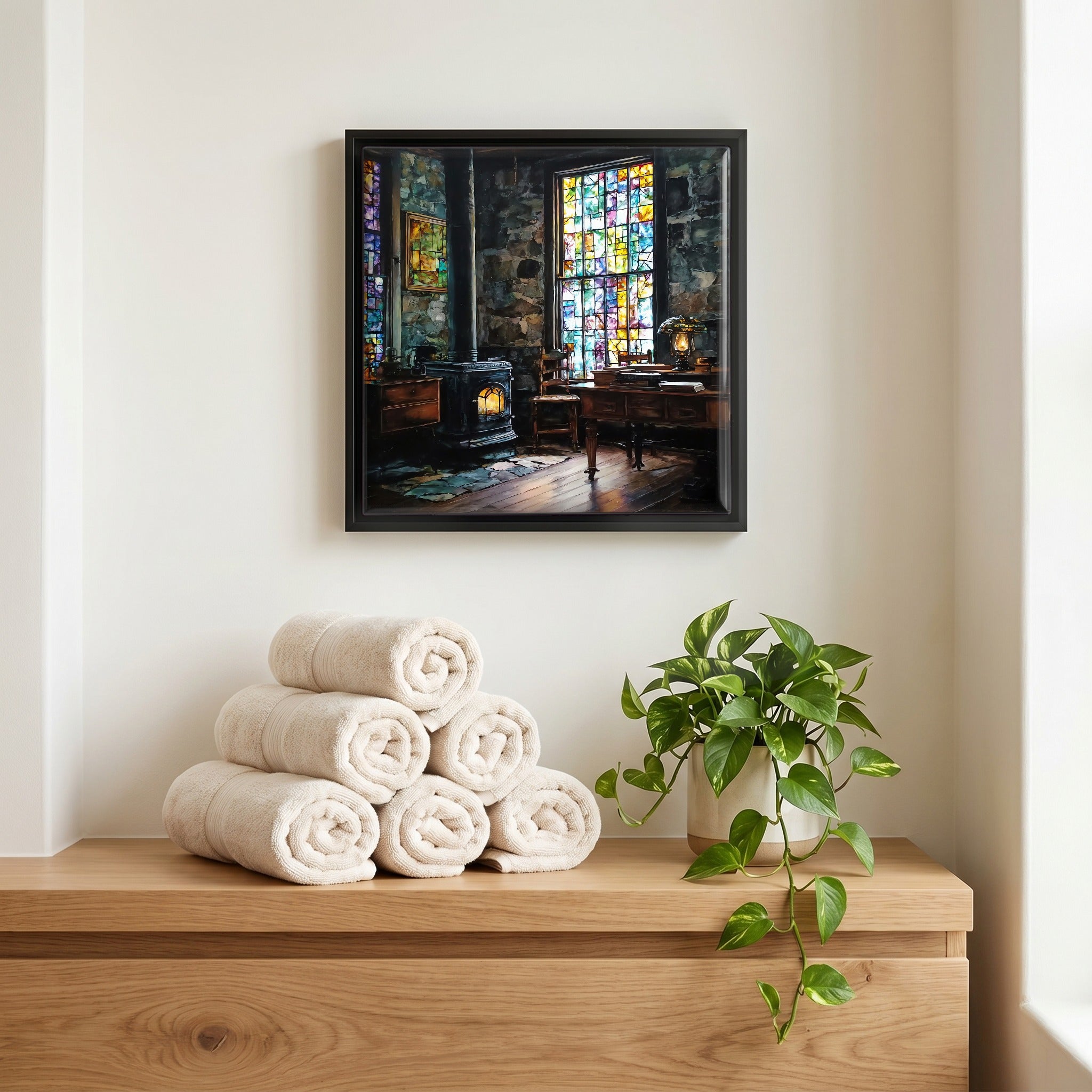 A quiet corner of the bath.