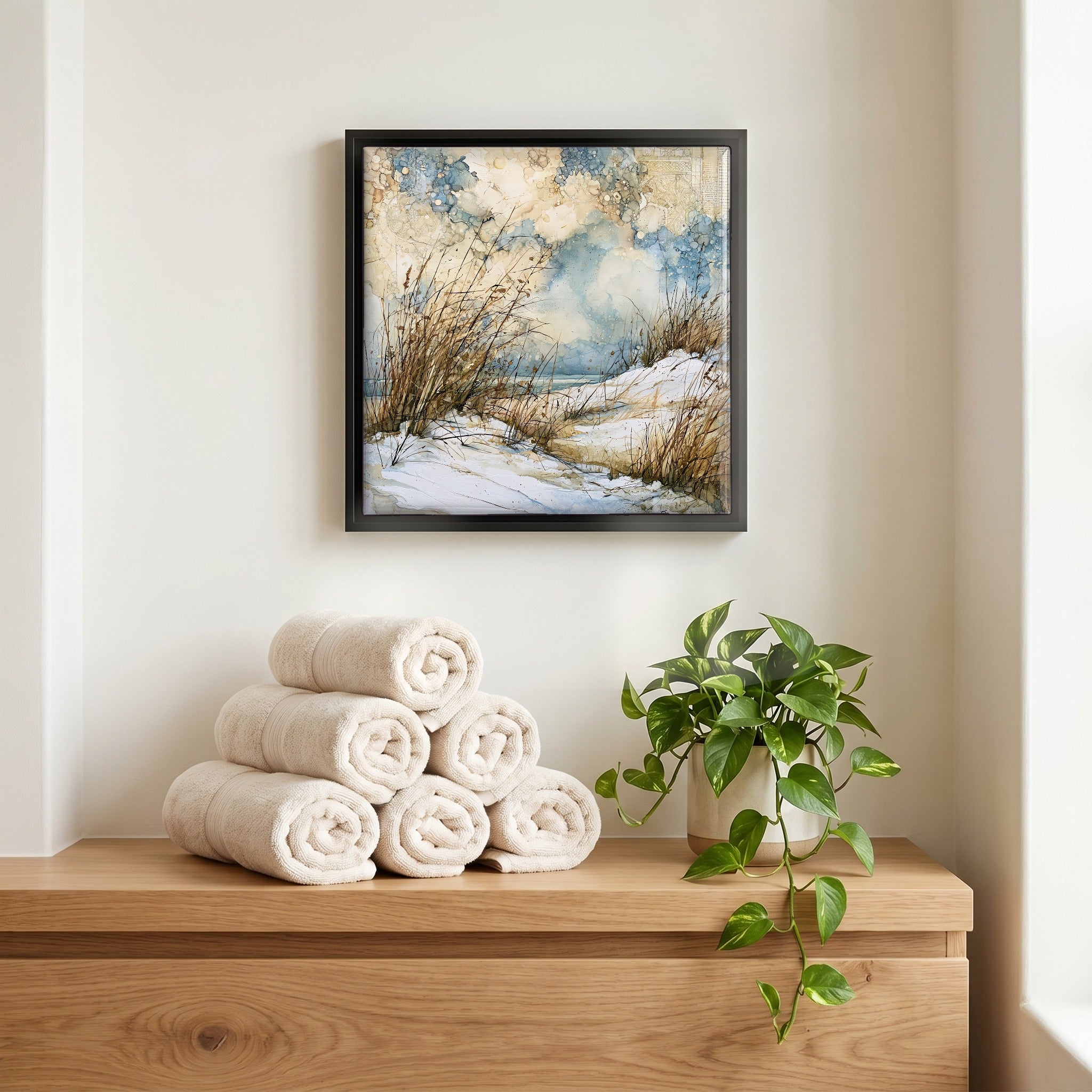 A quiet corner of the bath.