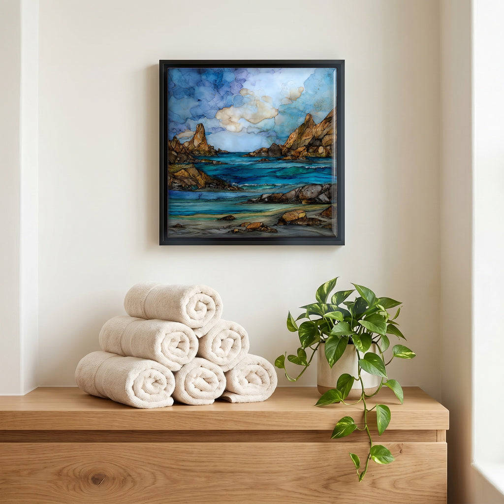 A quiet corner of the bath.