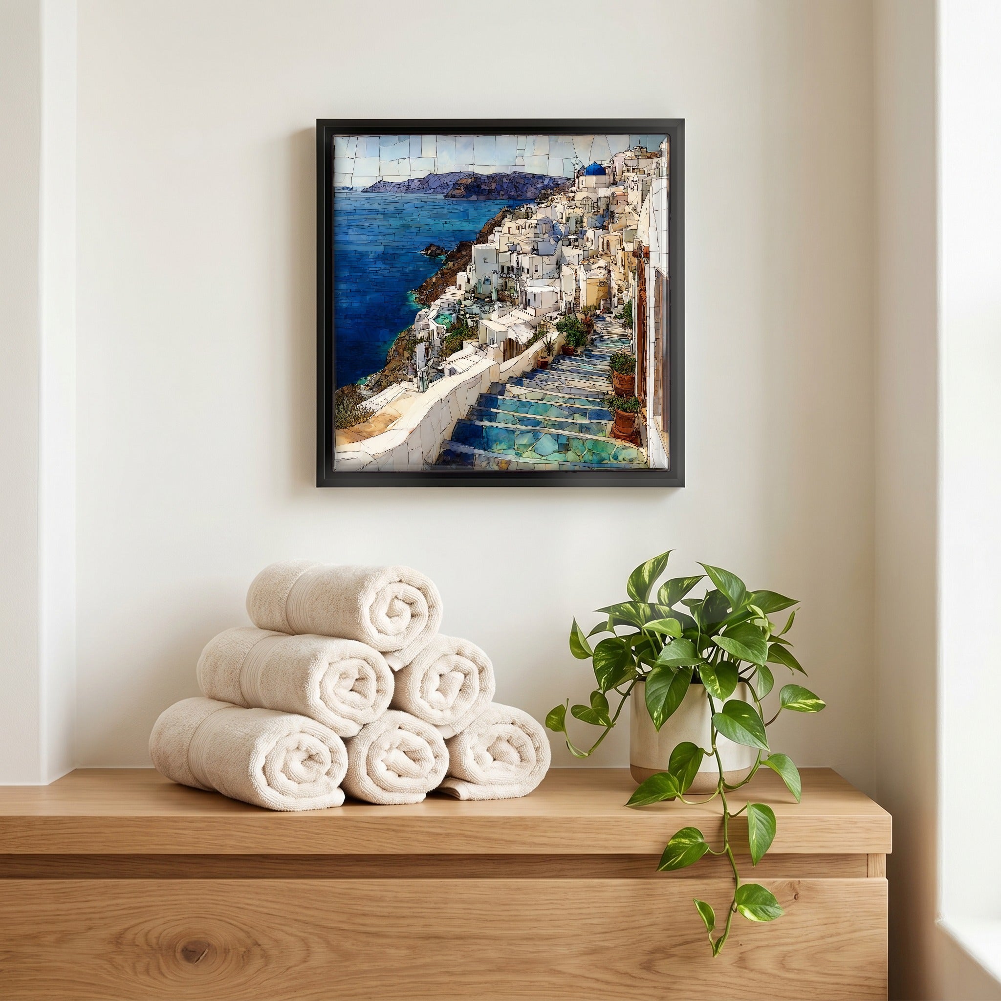 A quiet corner of the bath.