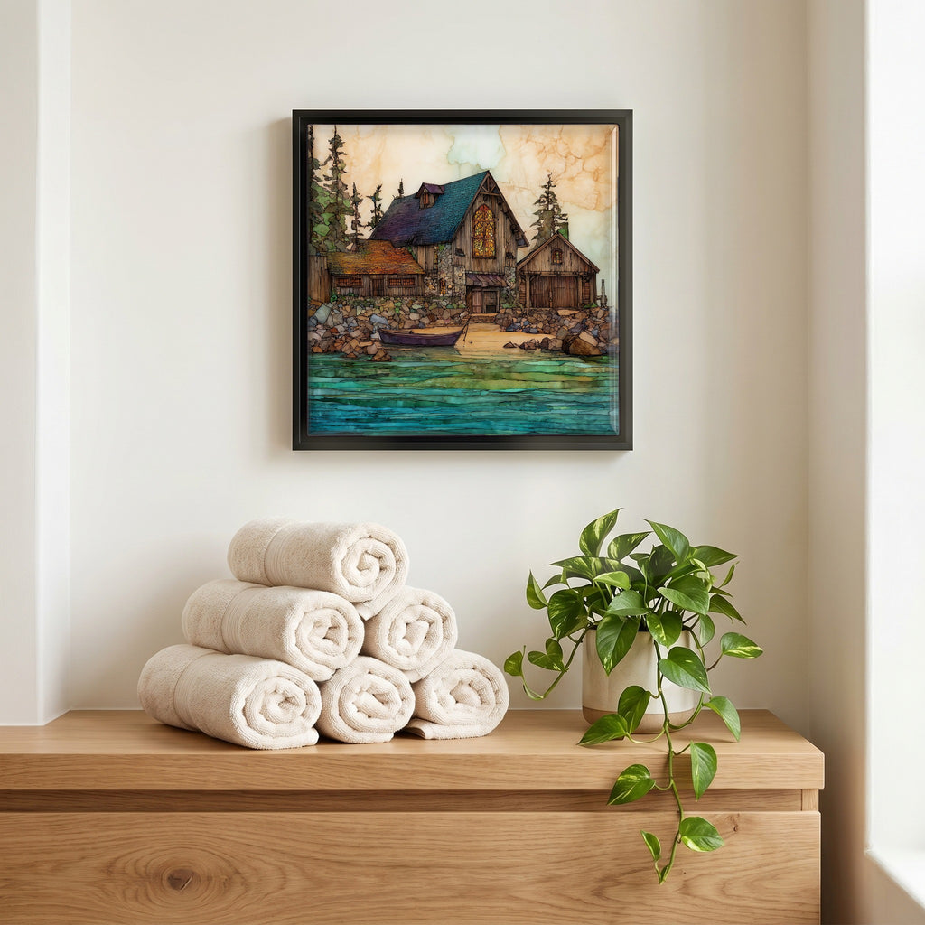 A quiet corner of the bath.