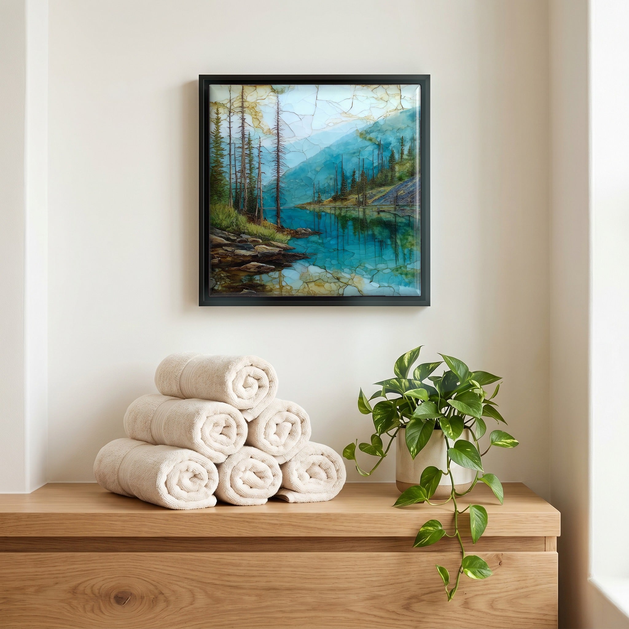 A quiet corner of the bath.