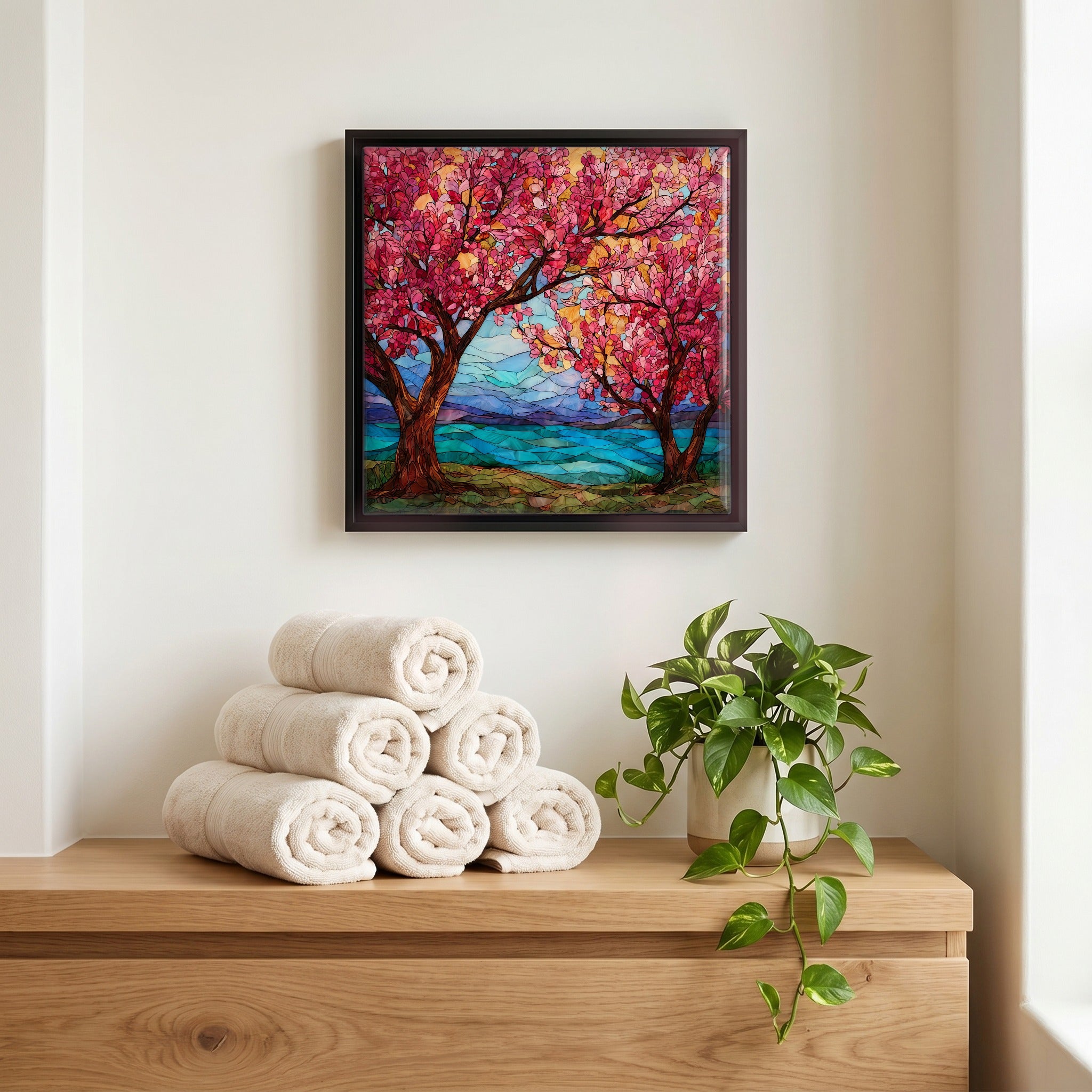 A quiet corner of the bath.
