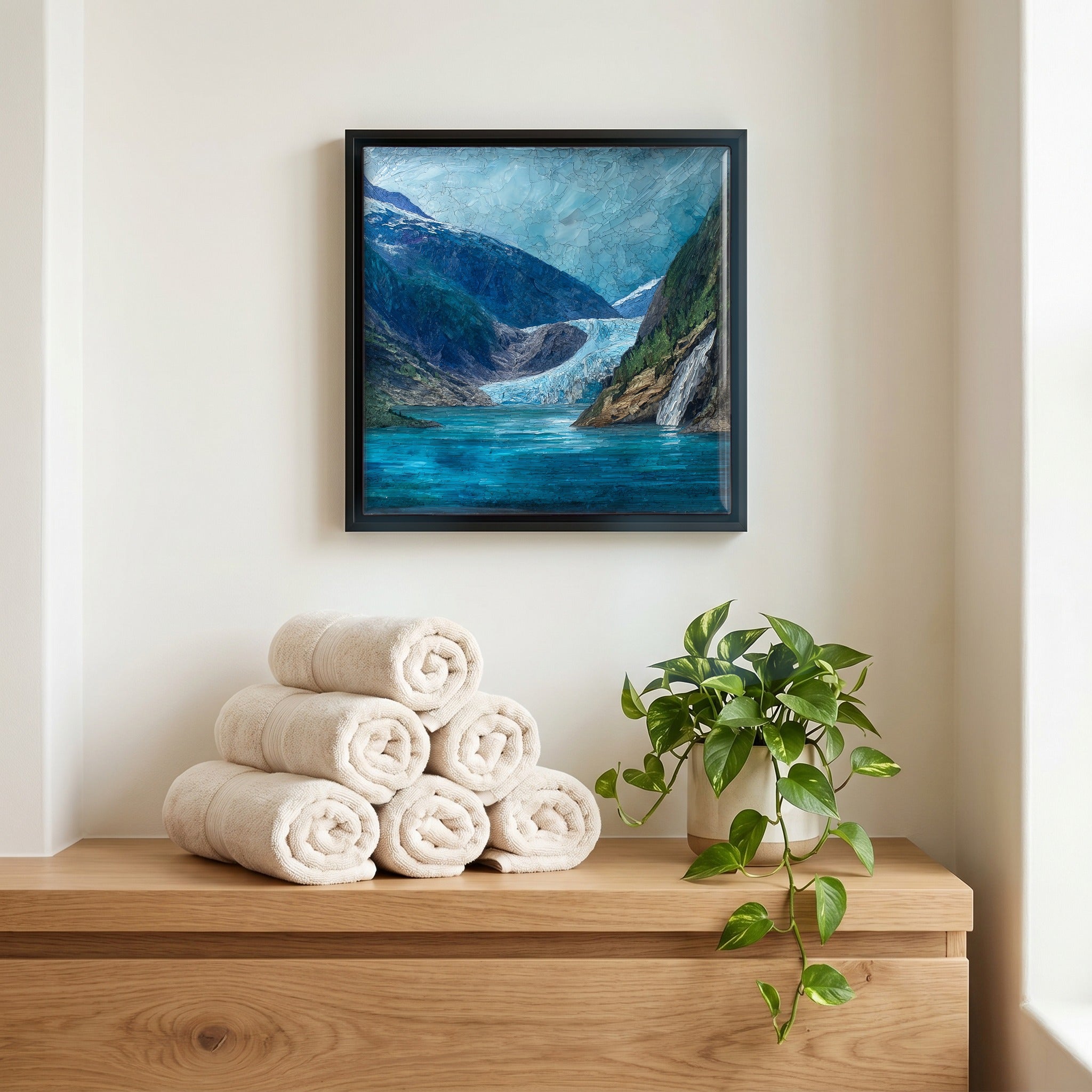 A quiet corner of the bath.