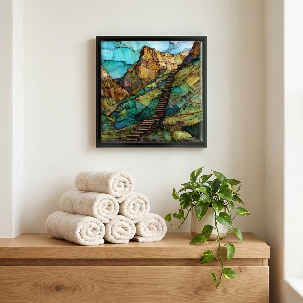 A quiet corner of the bath.
