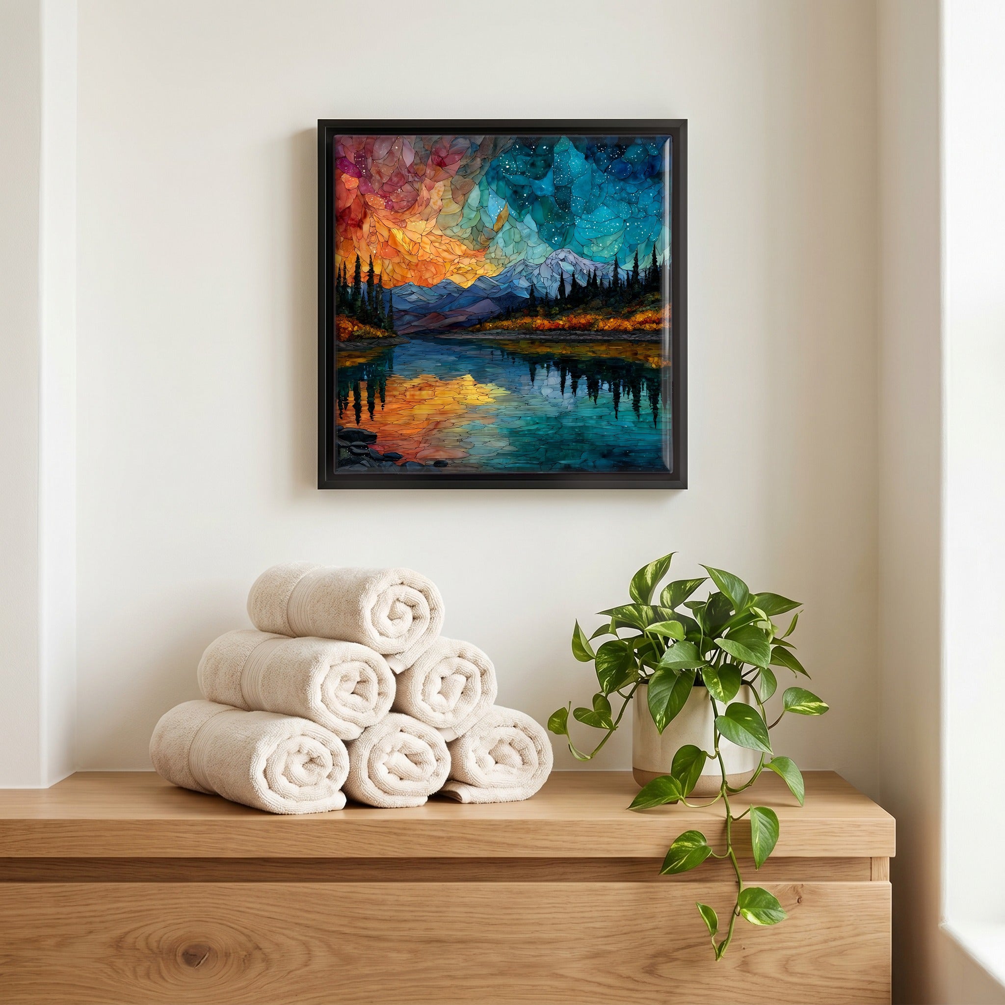 A quiet corner of the bath.