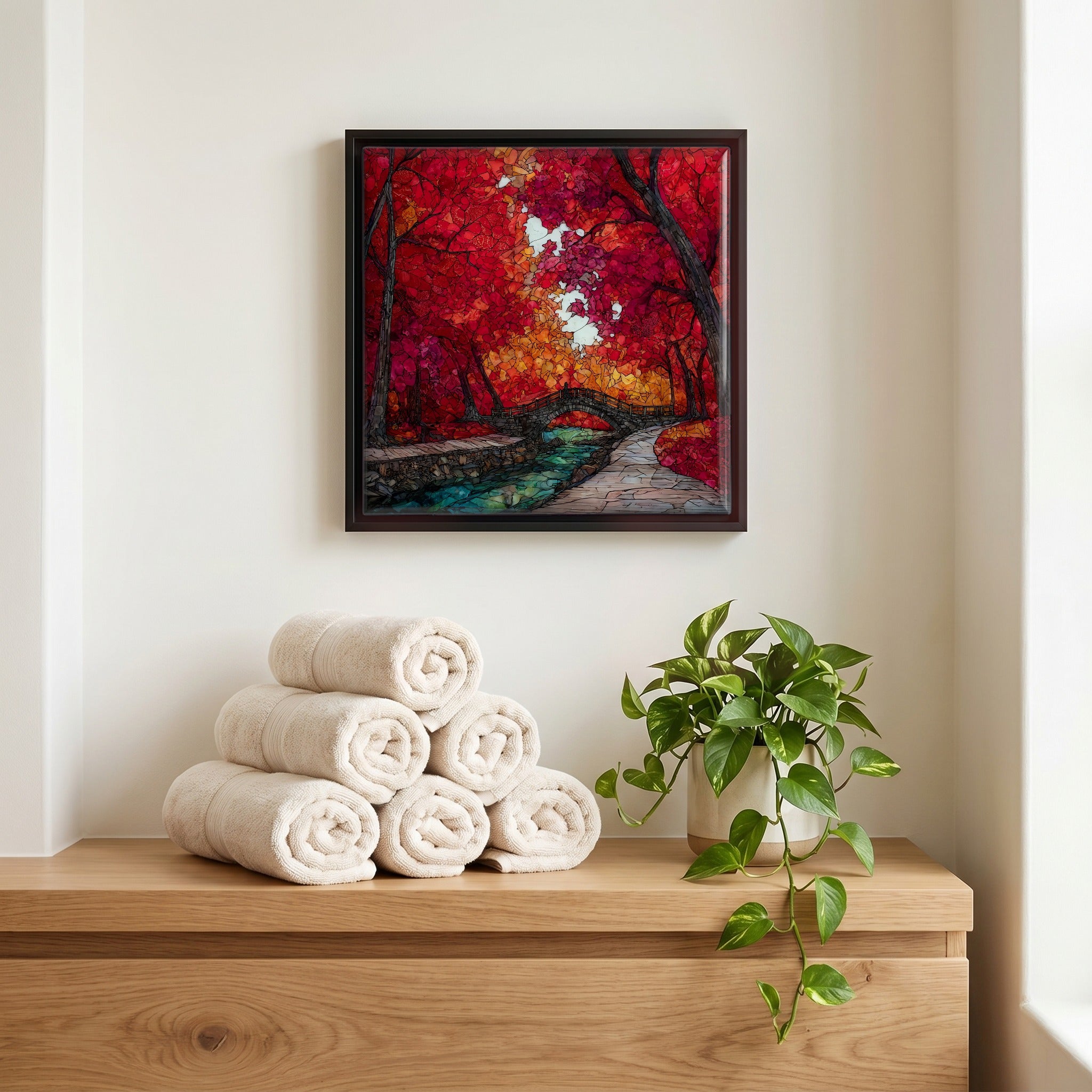 A quiet corner of the bath.