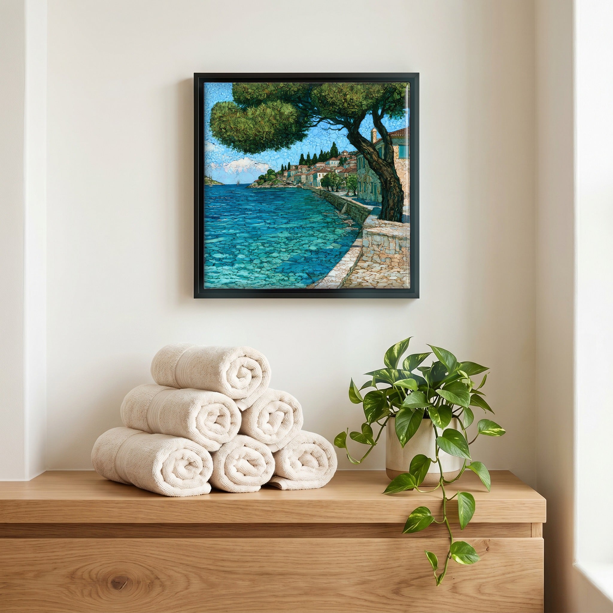 A quiet corner of the bath.