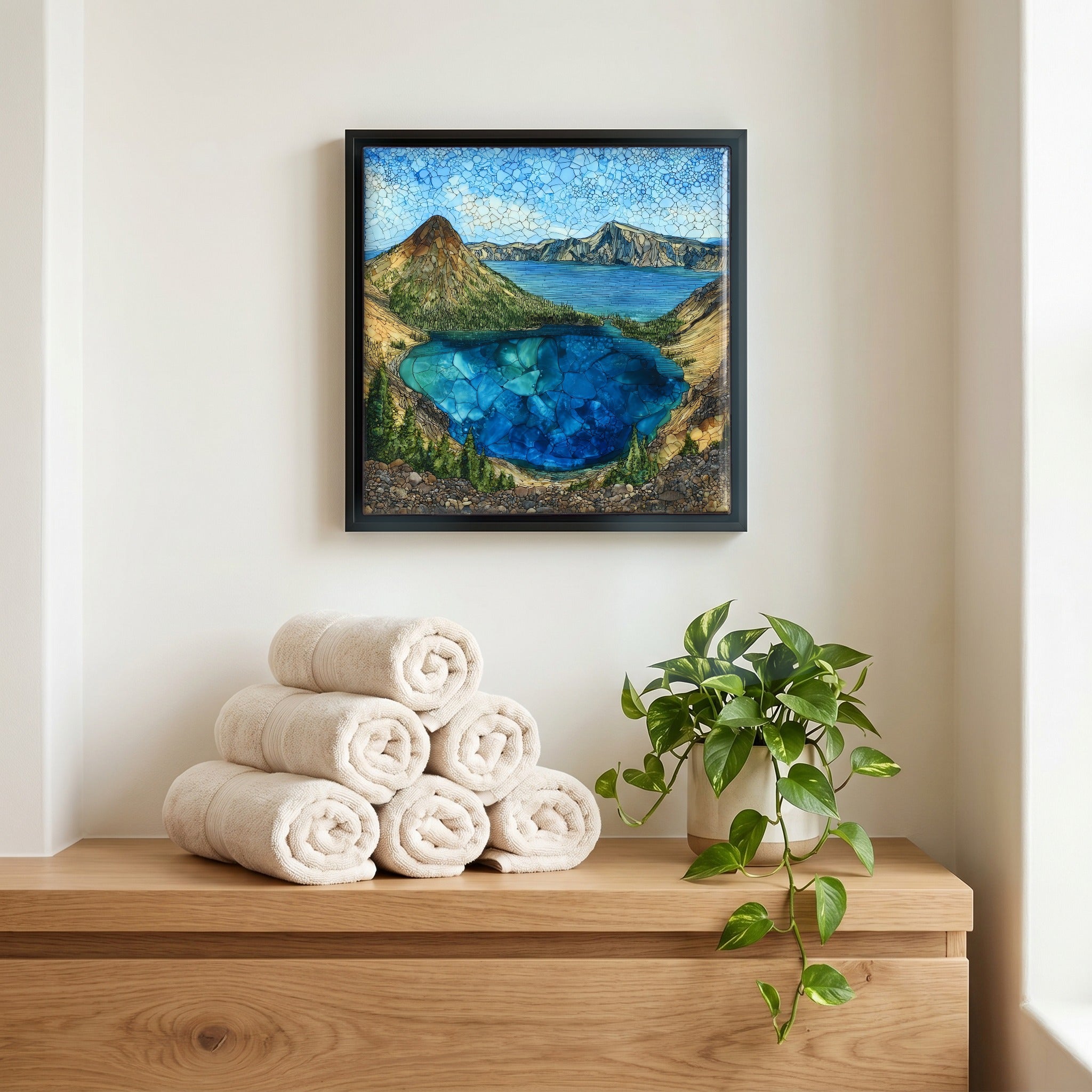 A quiet corner of the bath.
