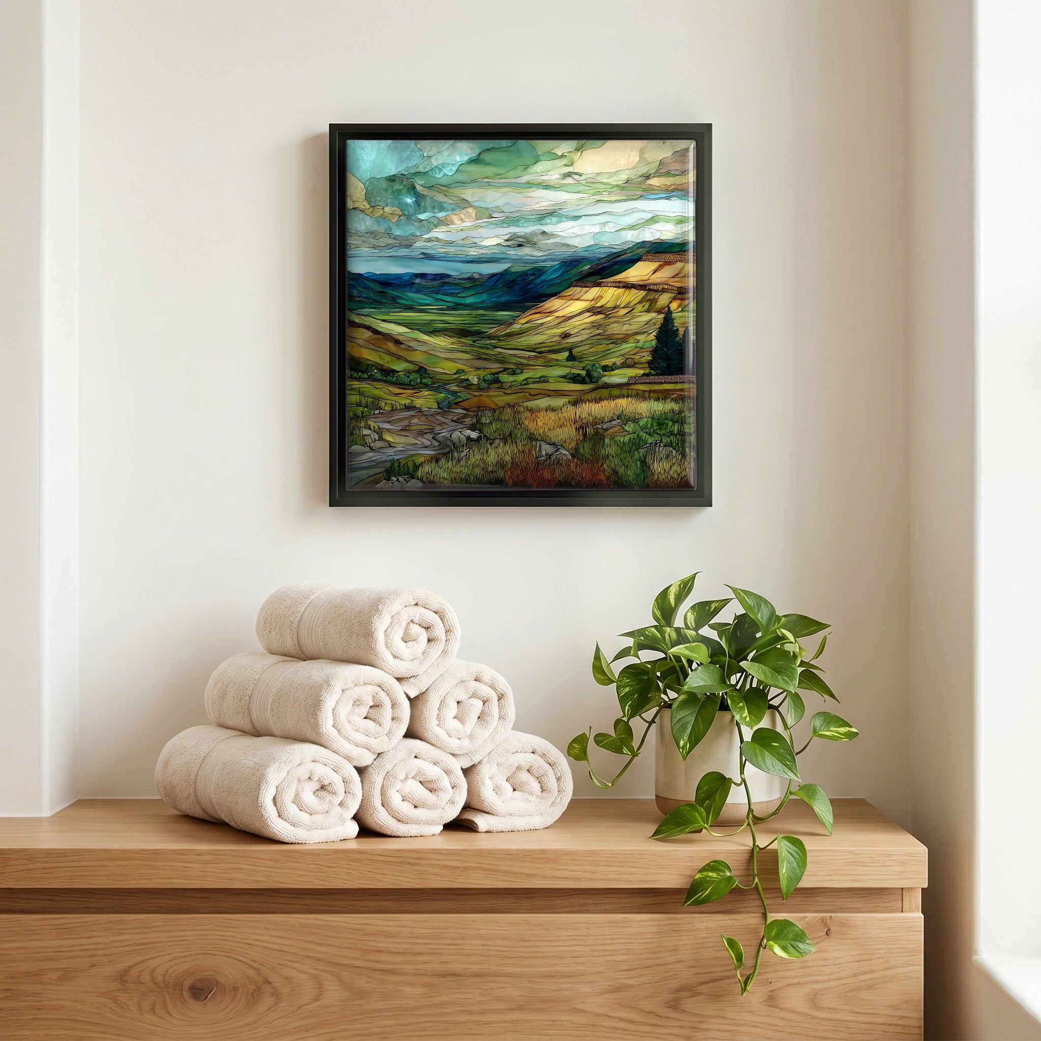 A quiet corner of the bath.