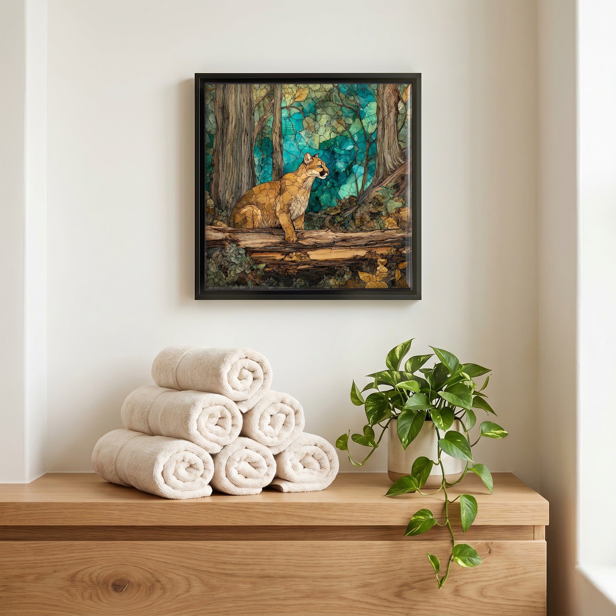 A quiet corner of the bath.