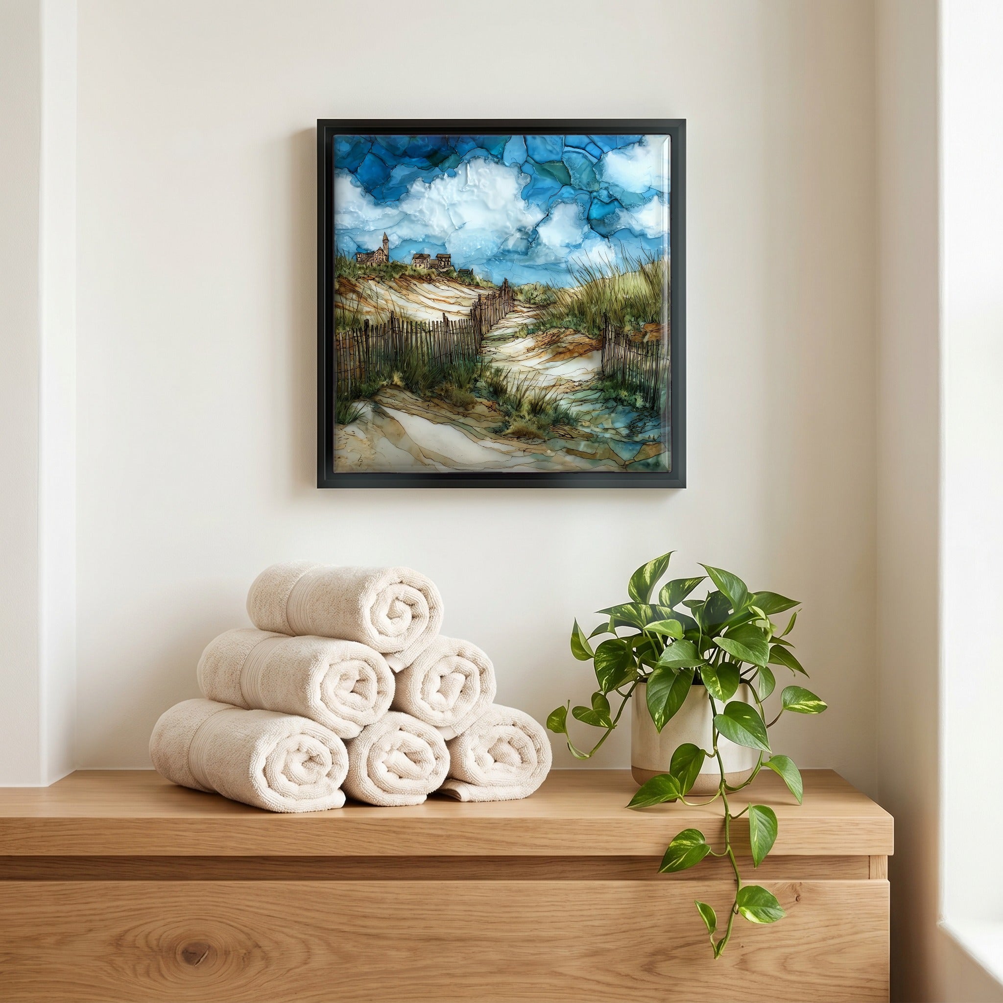 A quiet corner of the bath.