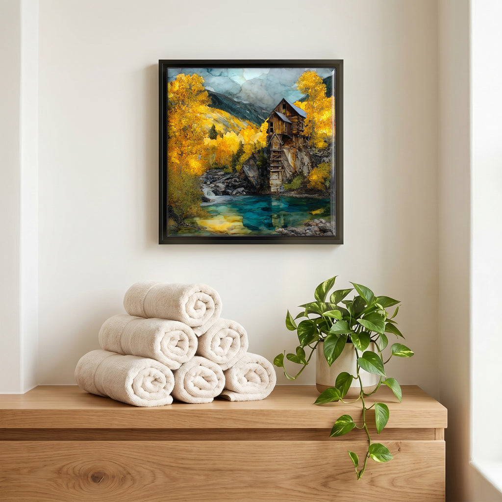 A quiet corner of the bath.