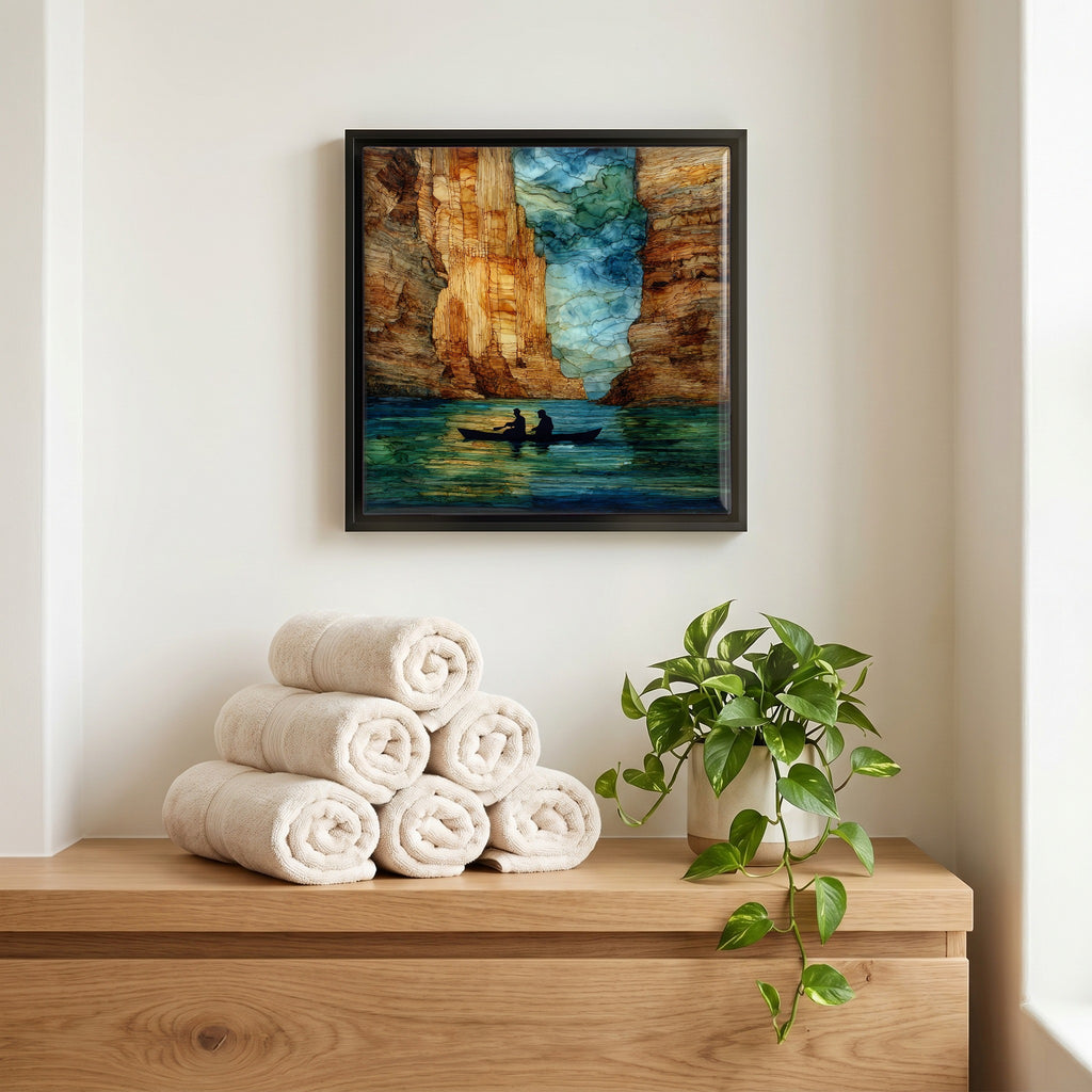 A quiet corner of the bath.