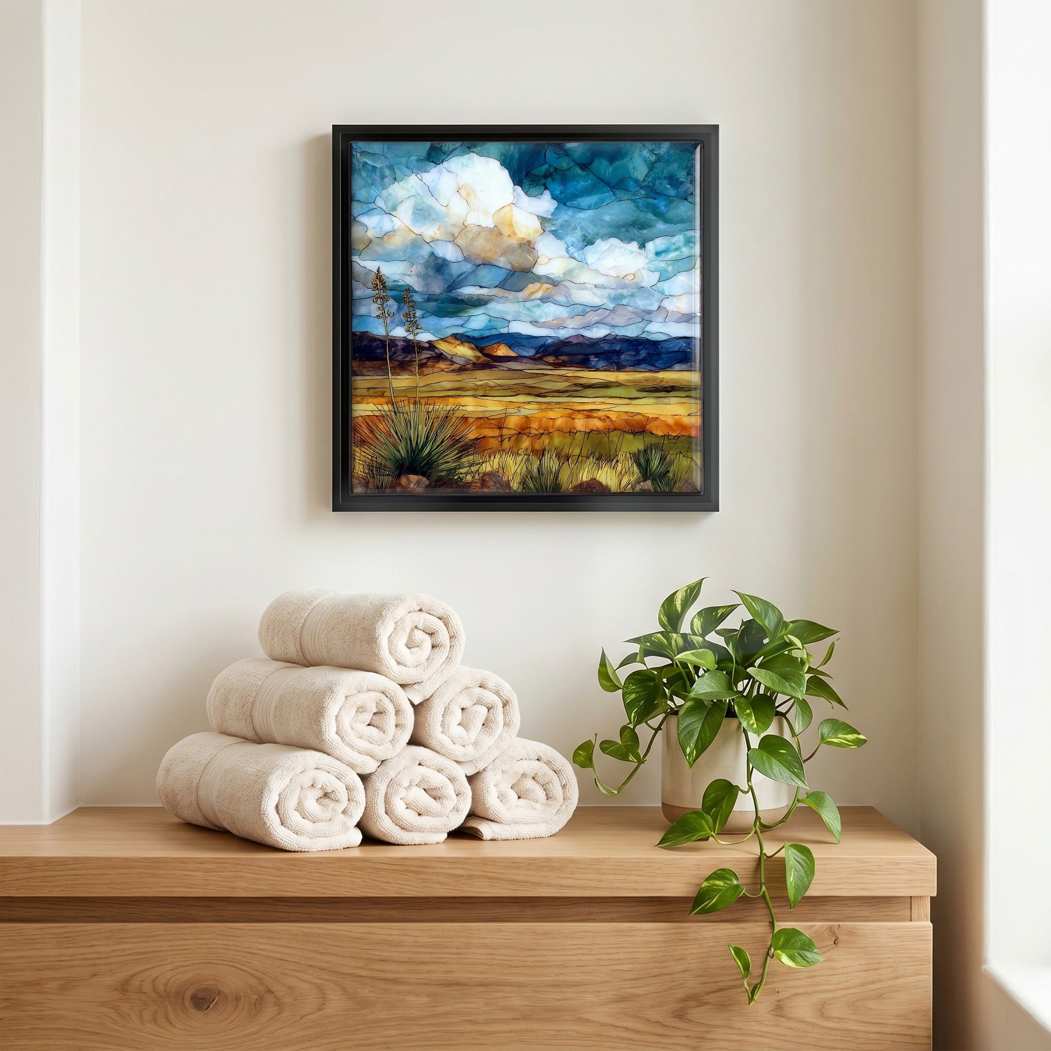 A quiet corner of the bath.