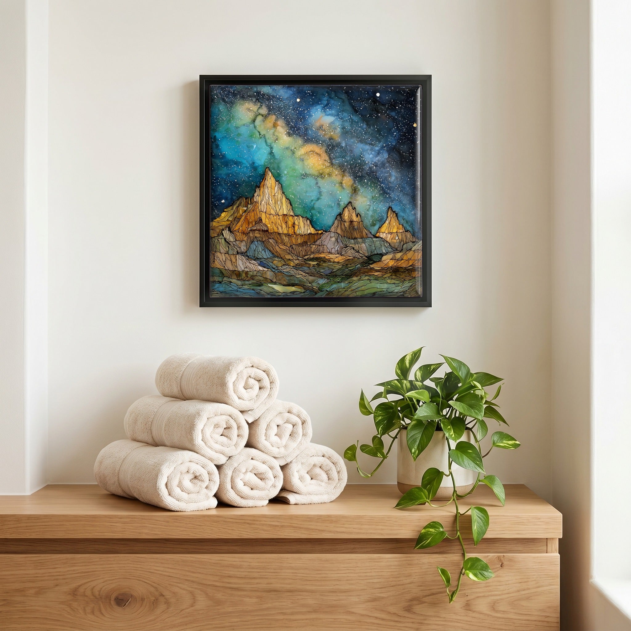 A quiet corner of the bath.