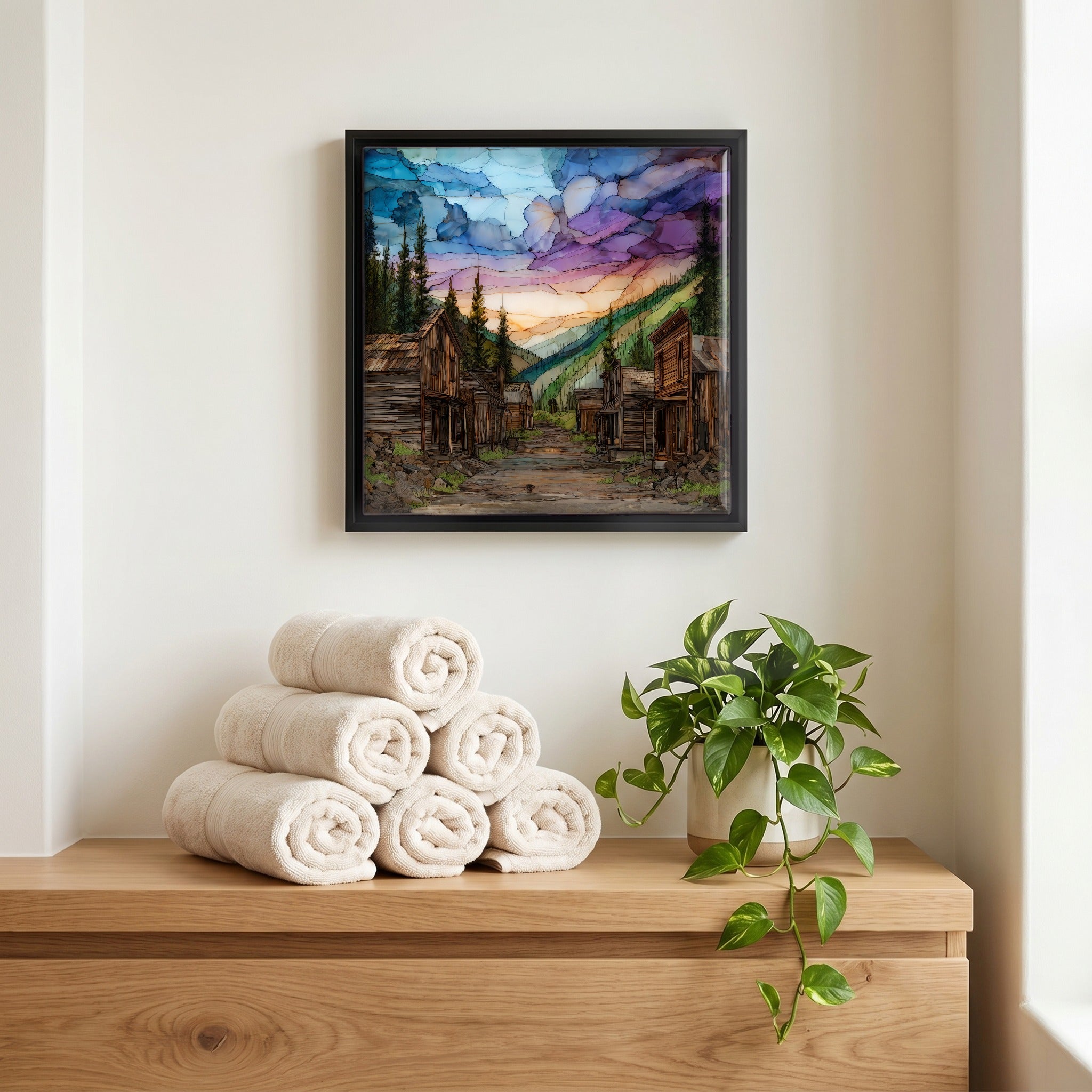 A quiet corner of the bath.