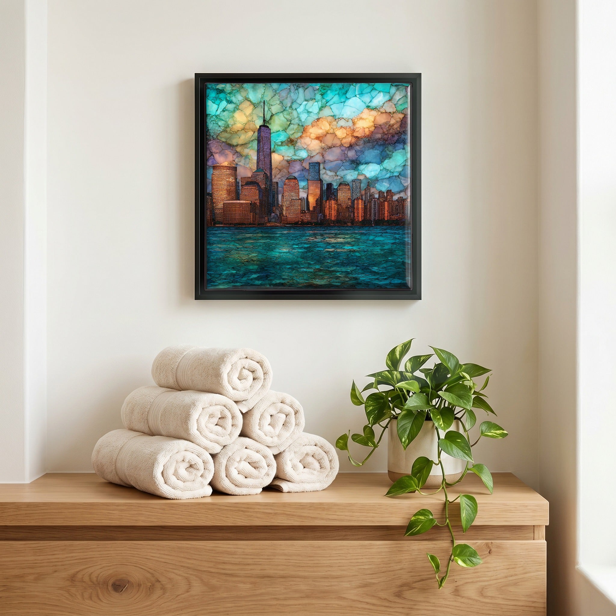 A quiet corner of the bath.