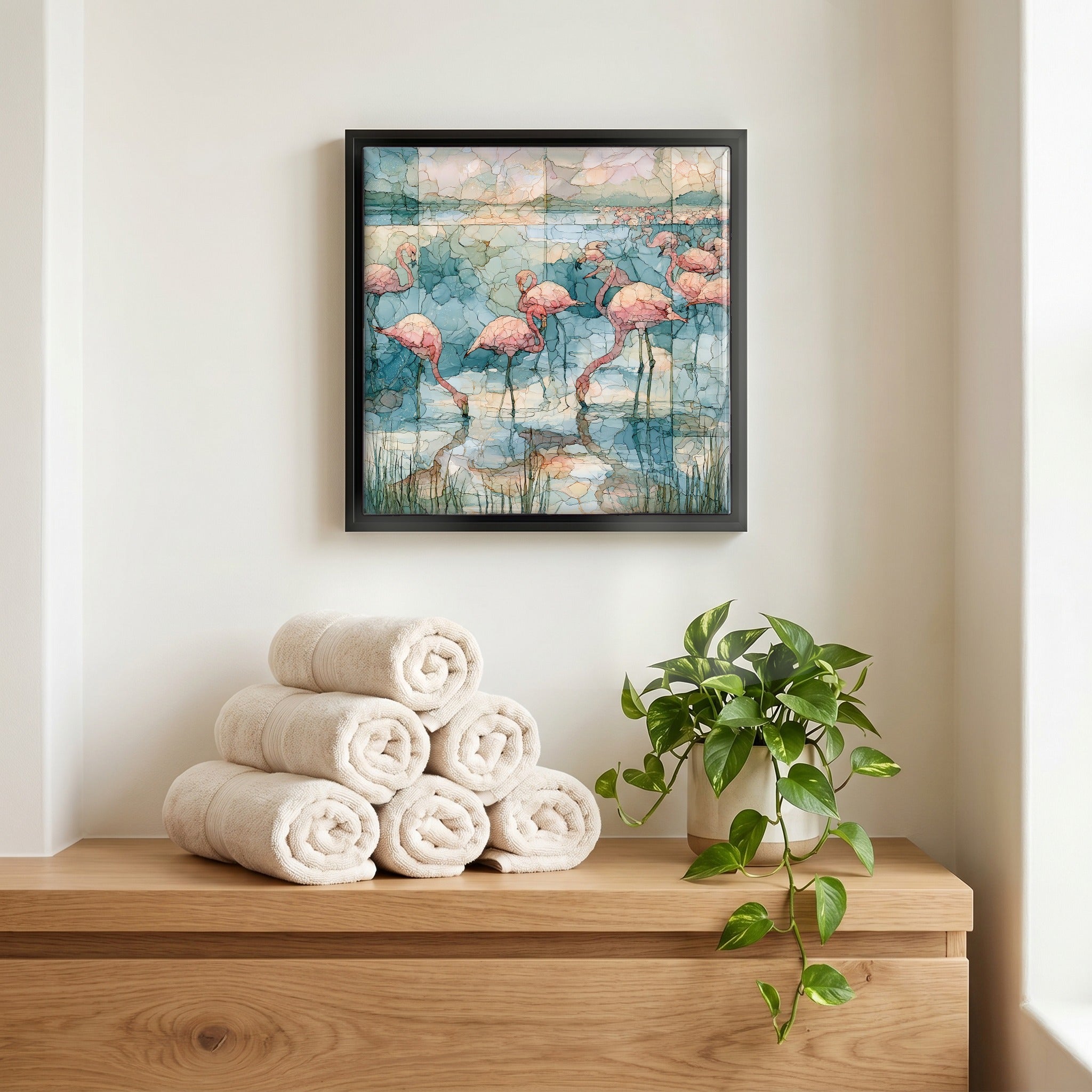 A quiet corner of the bath.