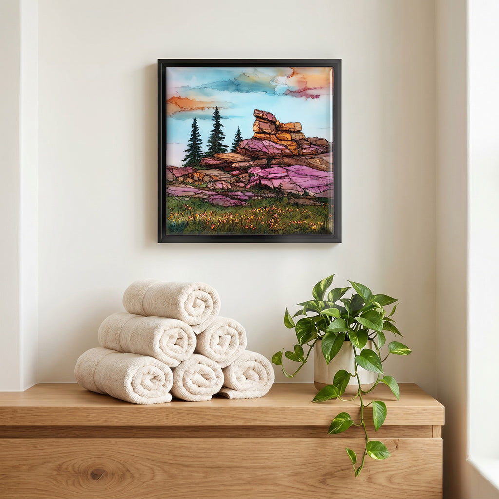 A quiet corner of the bath.