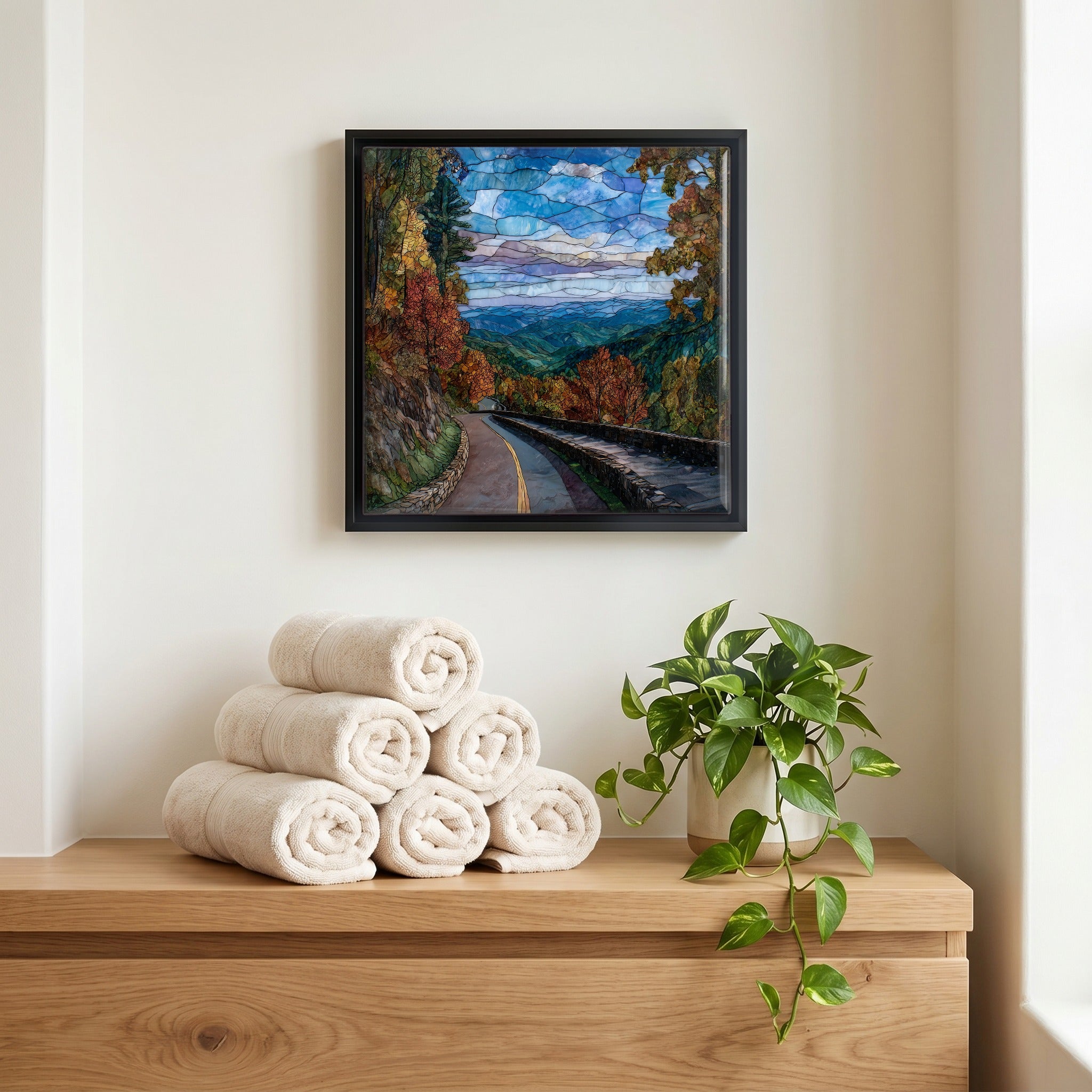 A quiet corner of the bath.