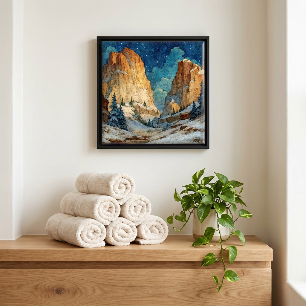 A quiet corner of the bath.