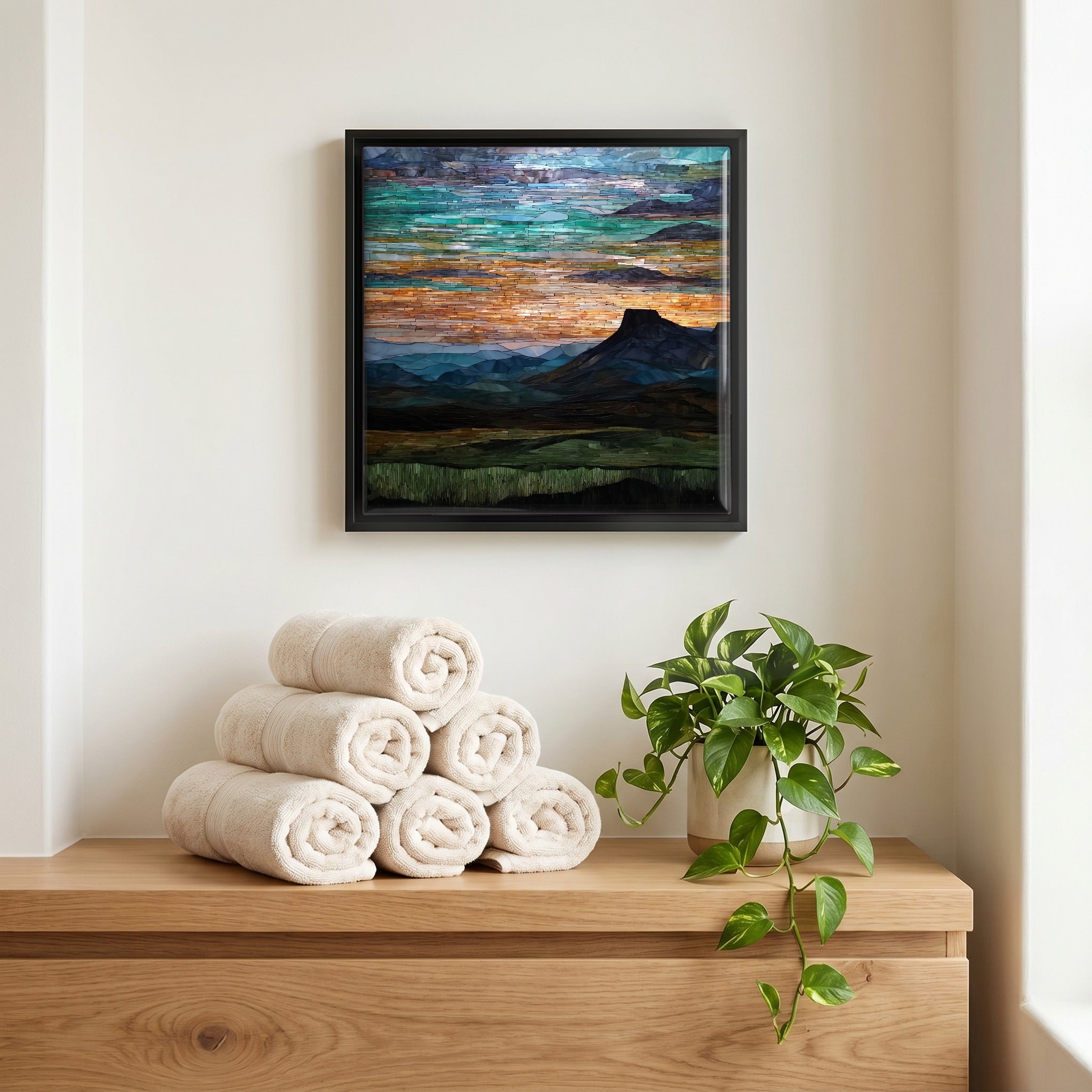 A quiet corner of the bath.