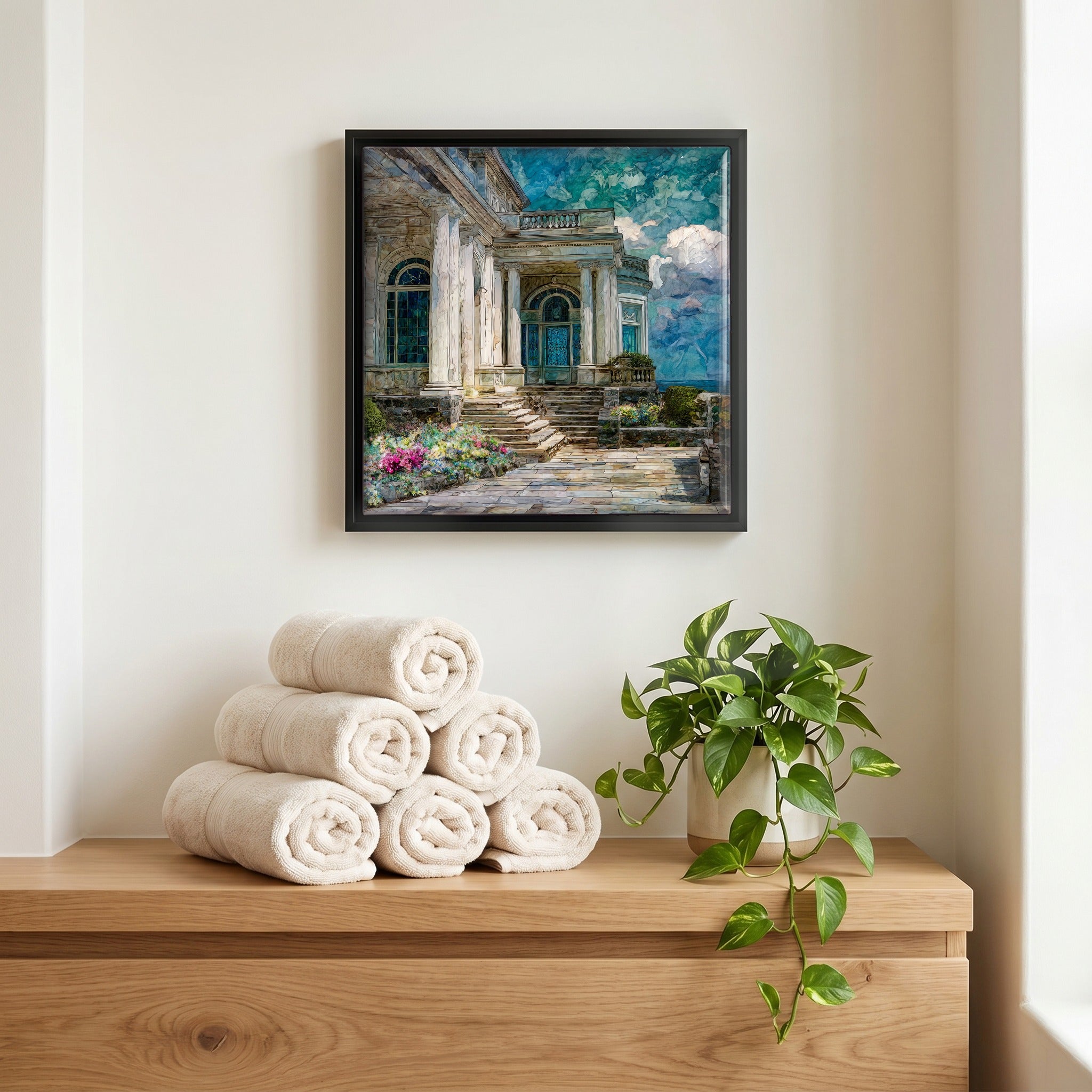 A quiet corner of the bath.
