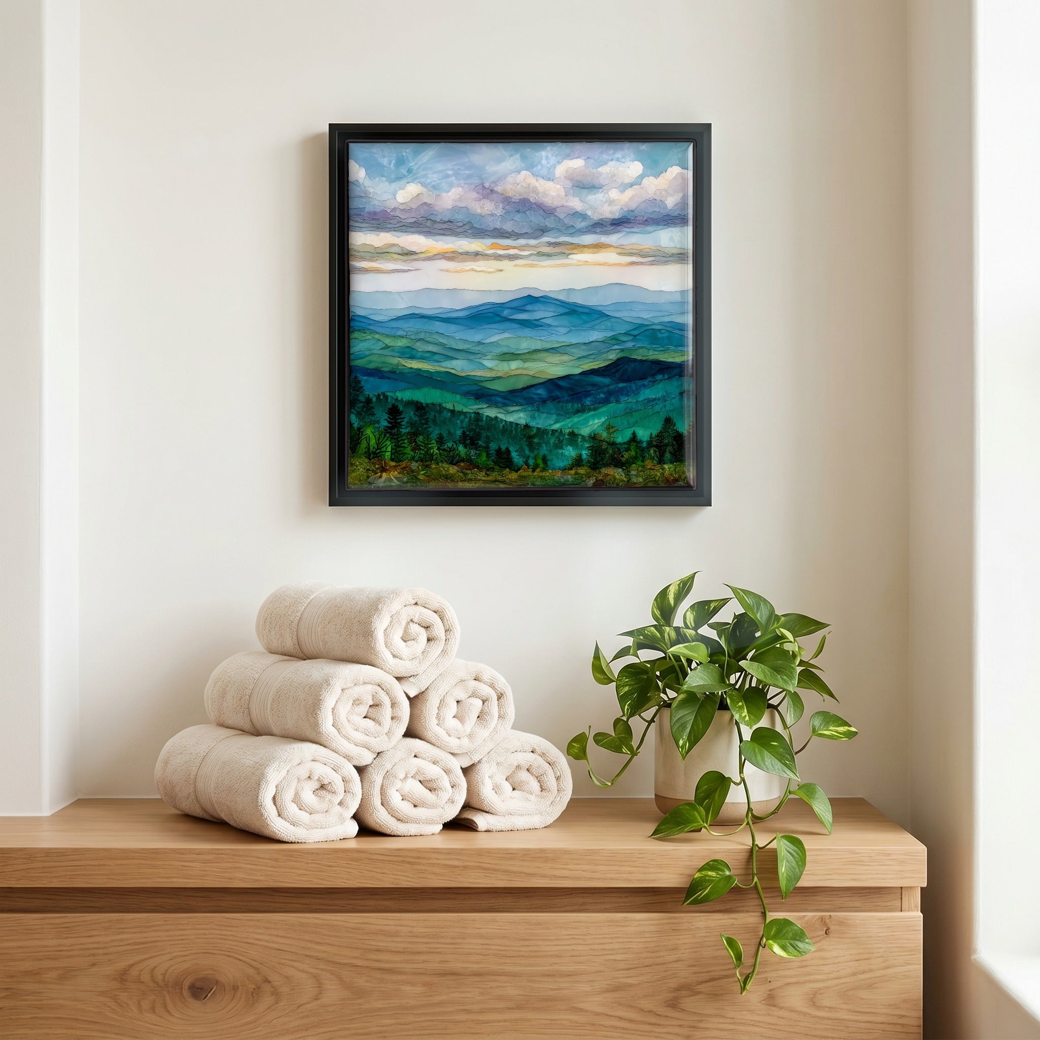 A quiet corner of the bath.