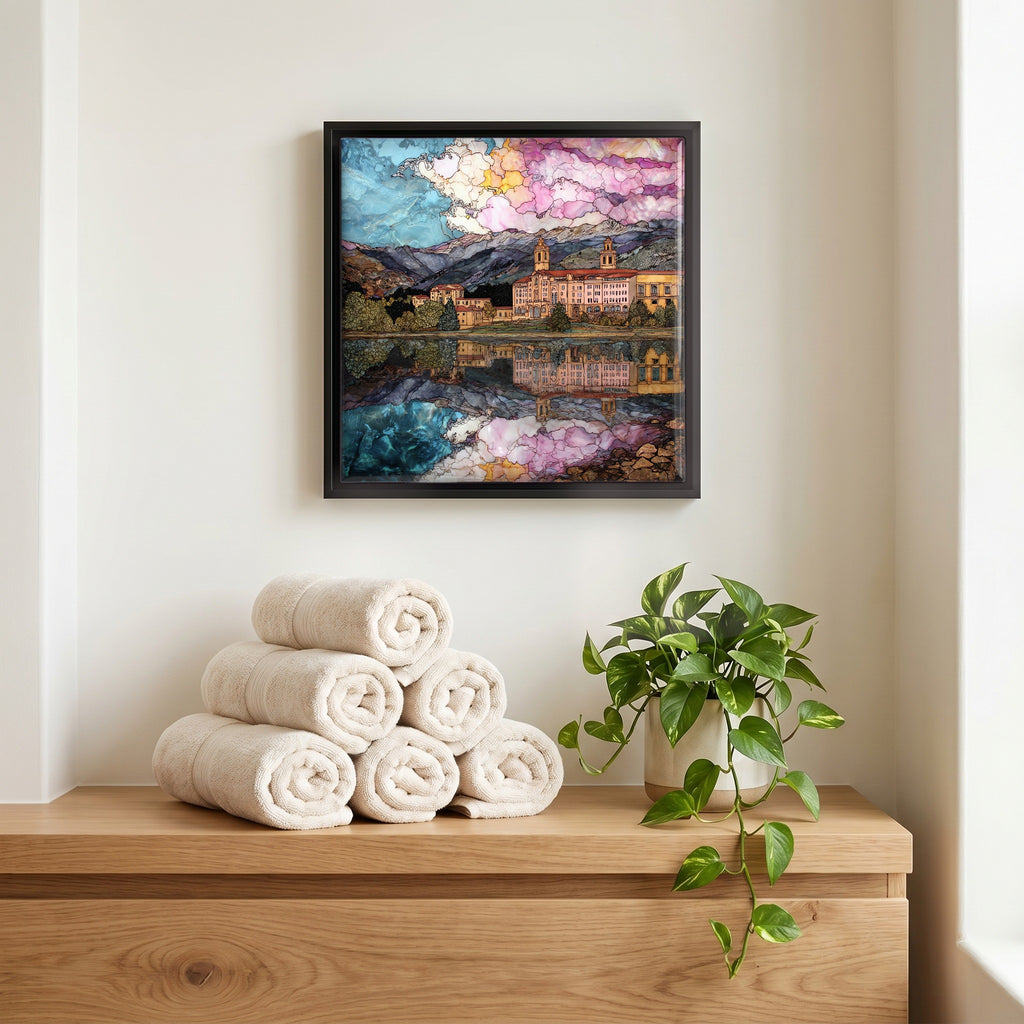 A quiet corner of the bath.