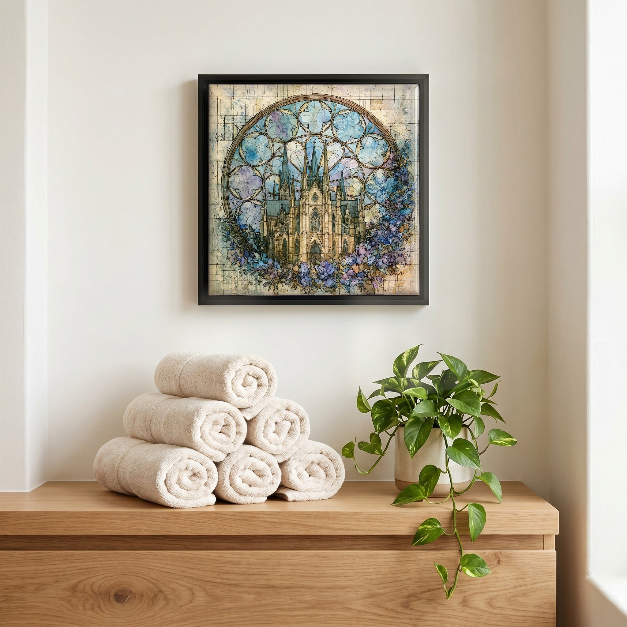 A quiet corner of the bath.