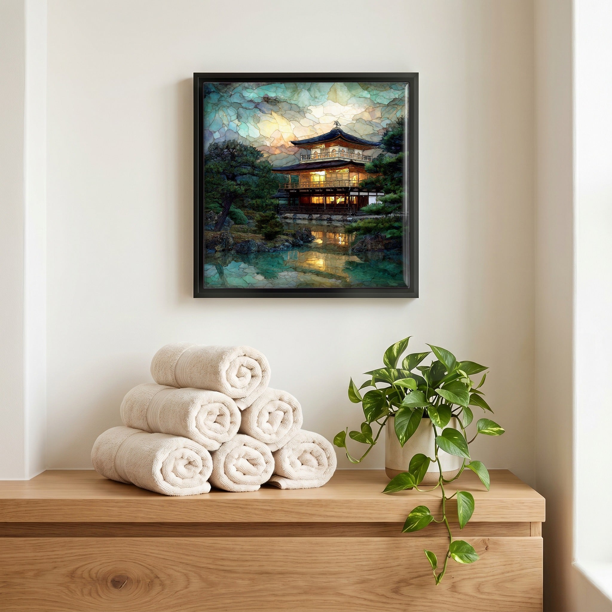 A quiet corner of the bath.