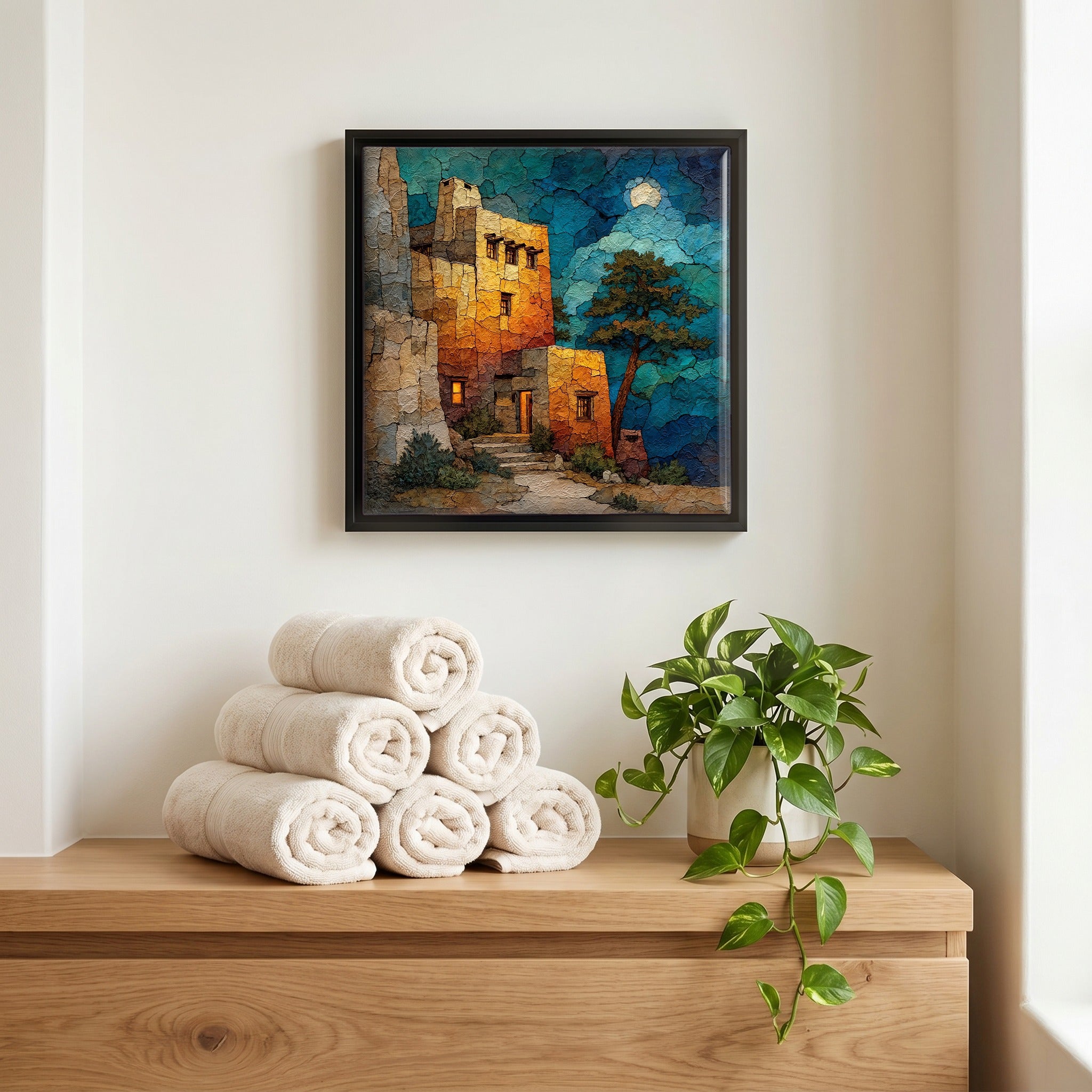 A quiet corner of the bath.