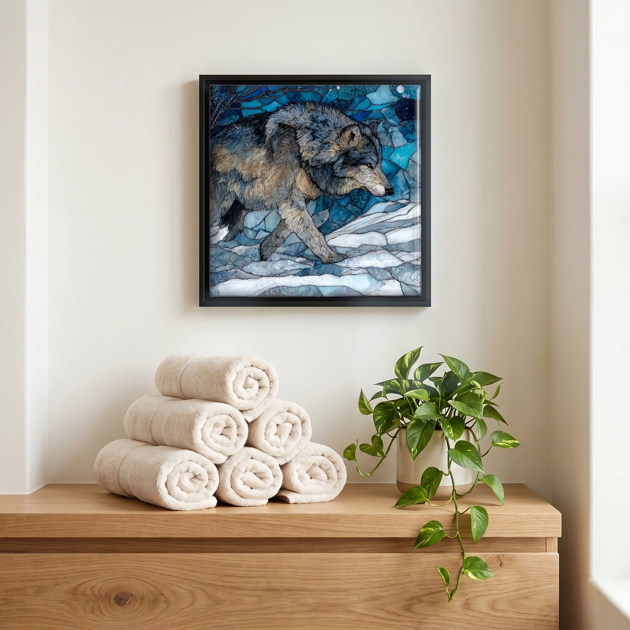 A quiet corner of the bath.
