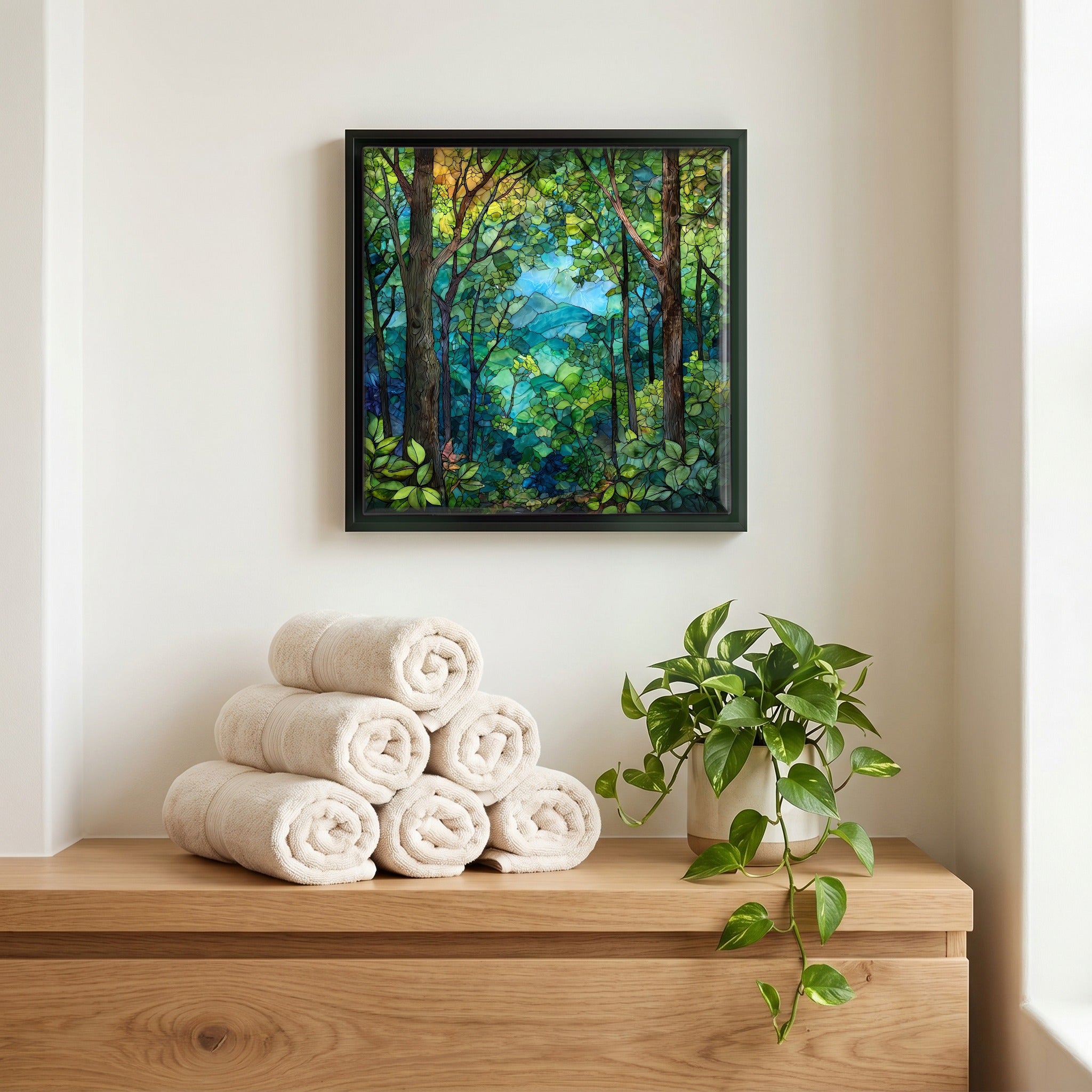 A quiet corner of the bath.