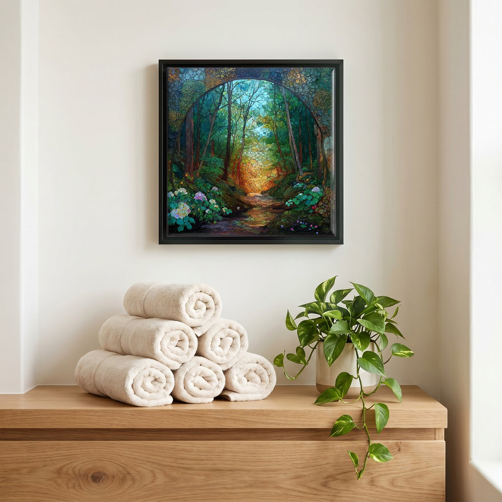 A quiet corner of the bath.