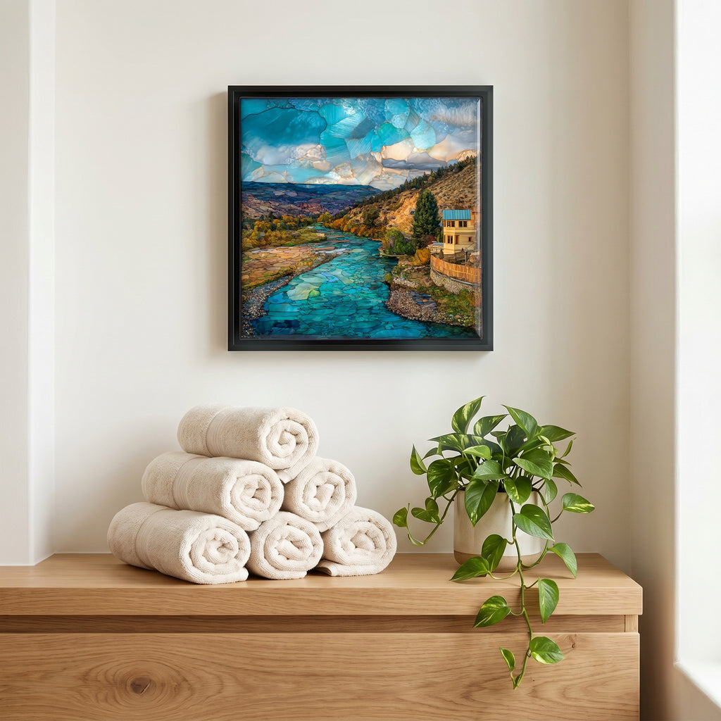 A quiet corner of the bath.