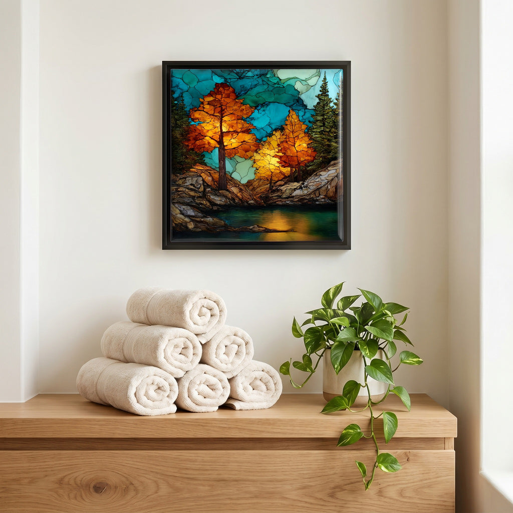 A quiet corner of the bath.
